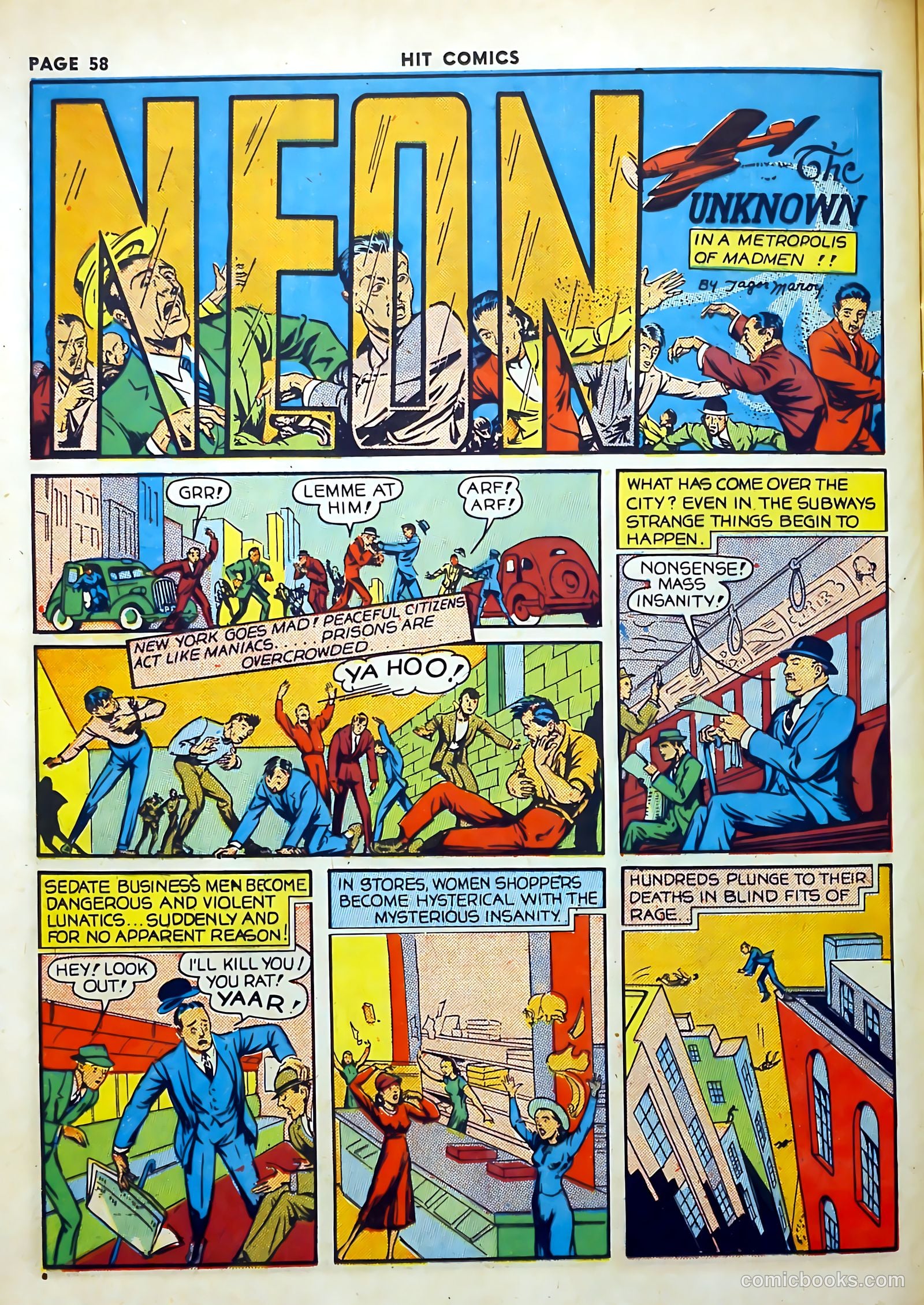 Hit Comics #5 (1940) — page 60 of 68