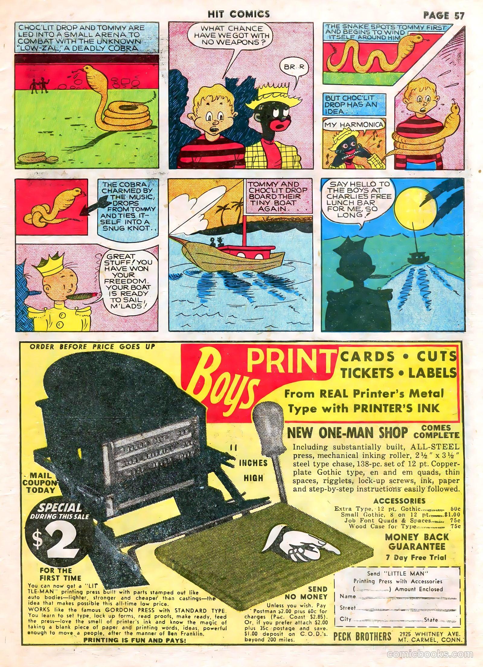 Hit Comics #7 (1941) — page 59 of 68