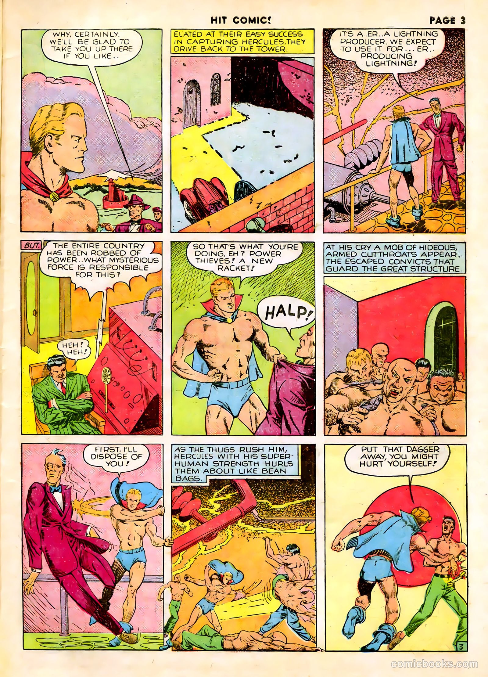 Hit Comics #8 (1941) — page 5 of 68