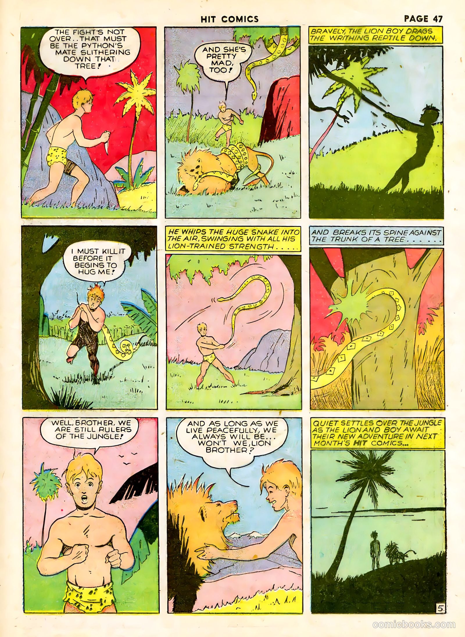 Hit Comics #8 (1941) — page 49 of 68