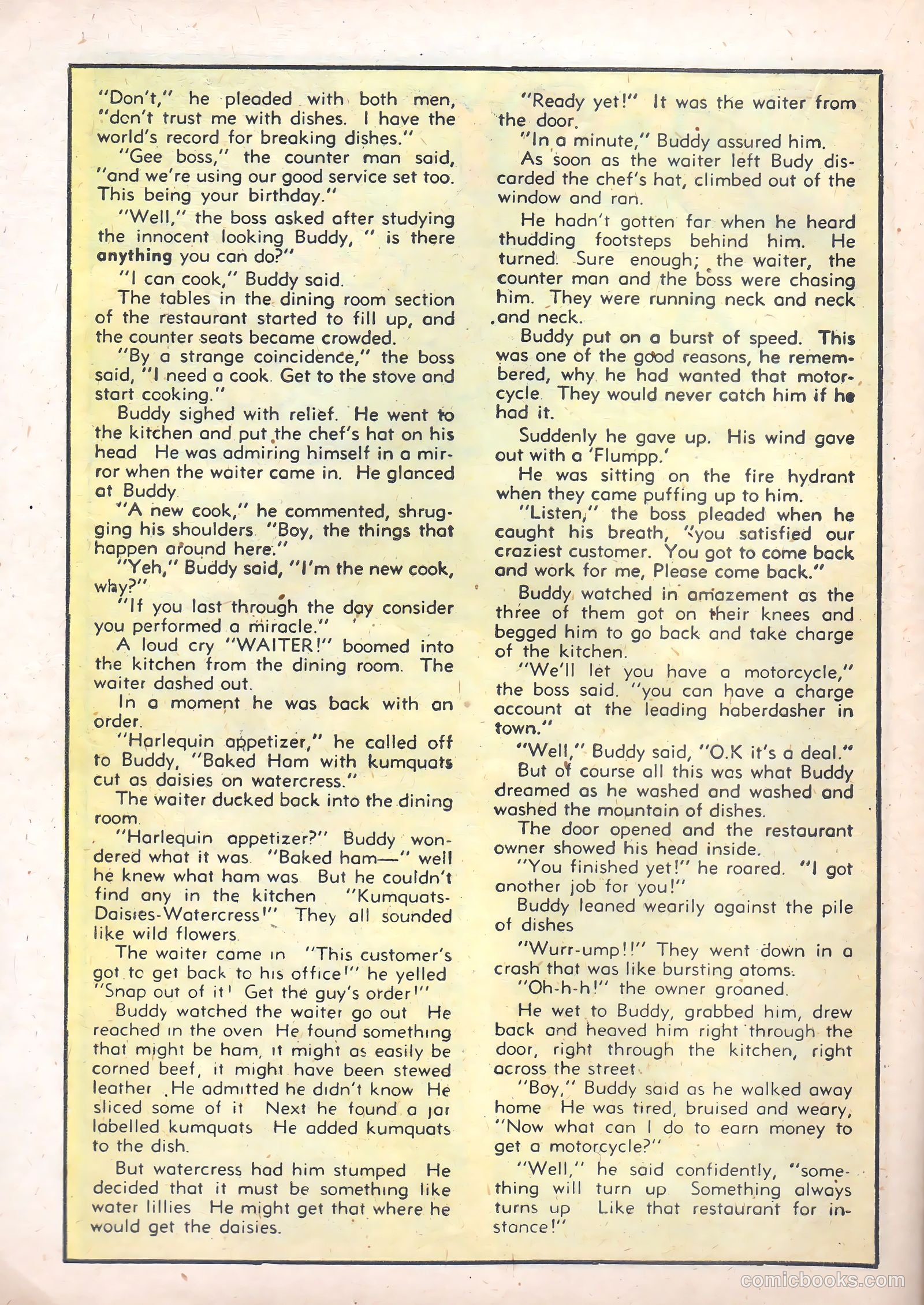 Holiday Comics #4 (1951) — page 22 of 36