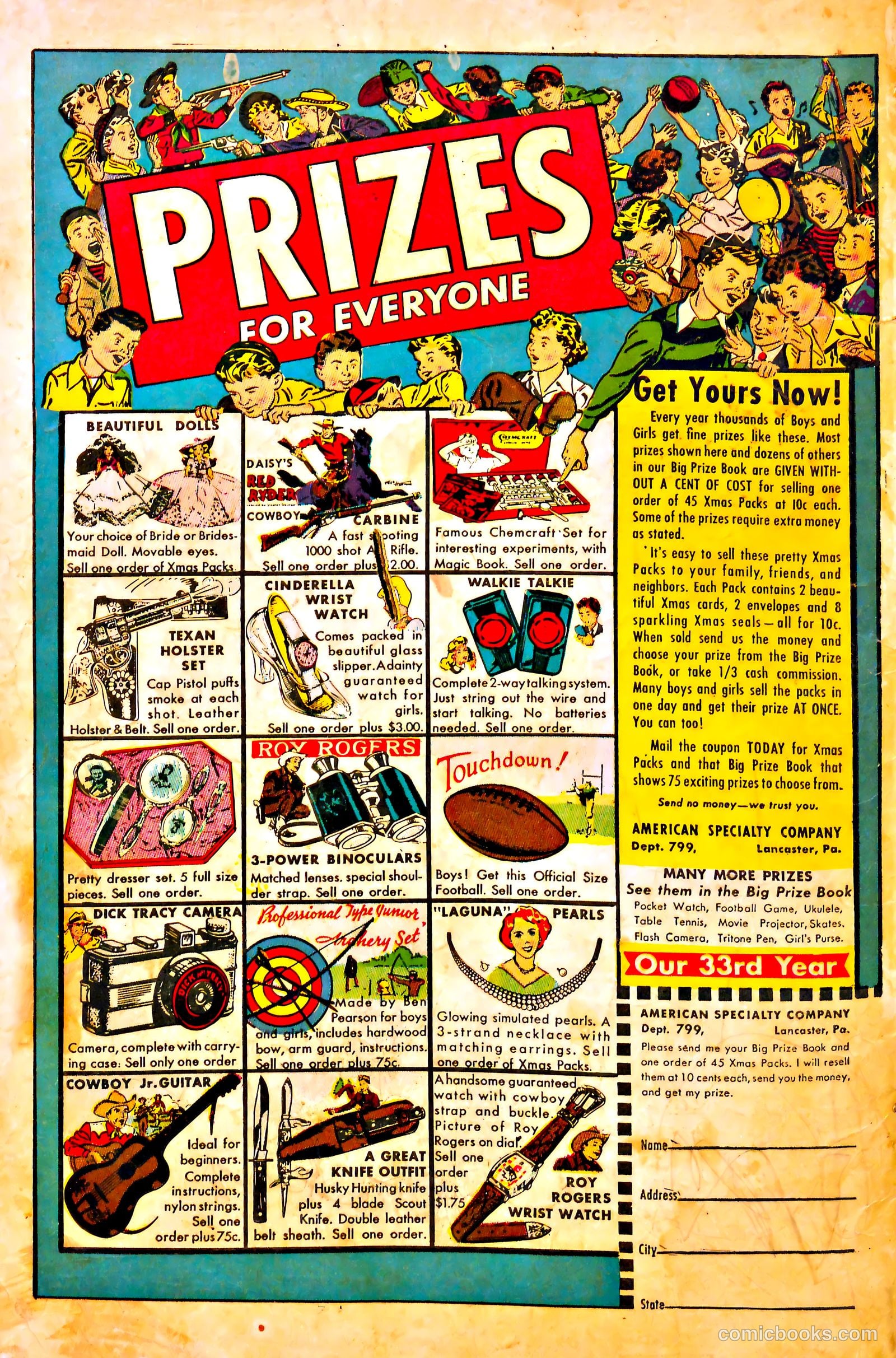 Holiday Comics #5 (1952) — page 36 of 36