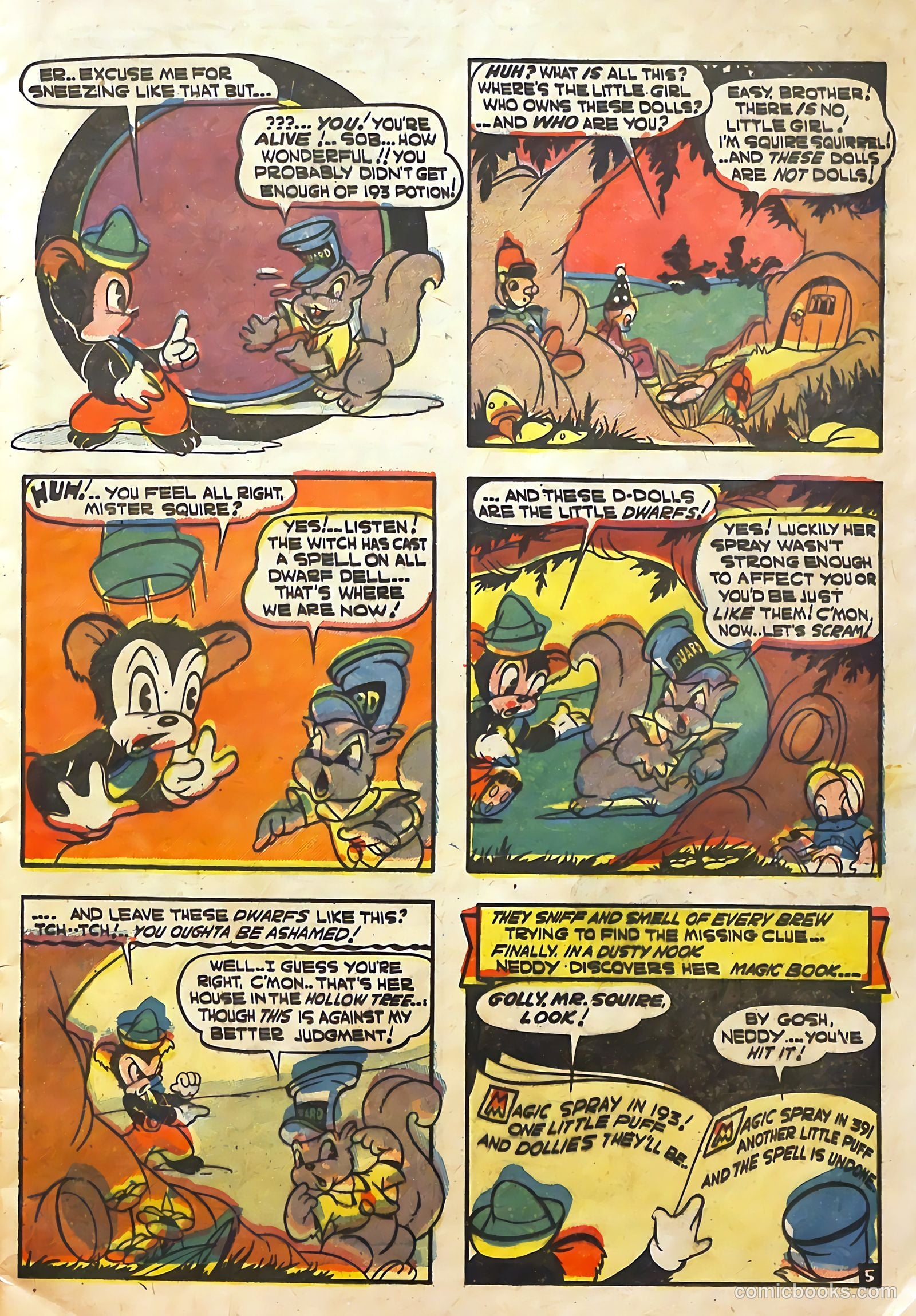 Holiday Comics #6 (1952) — page 7 of 36