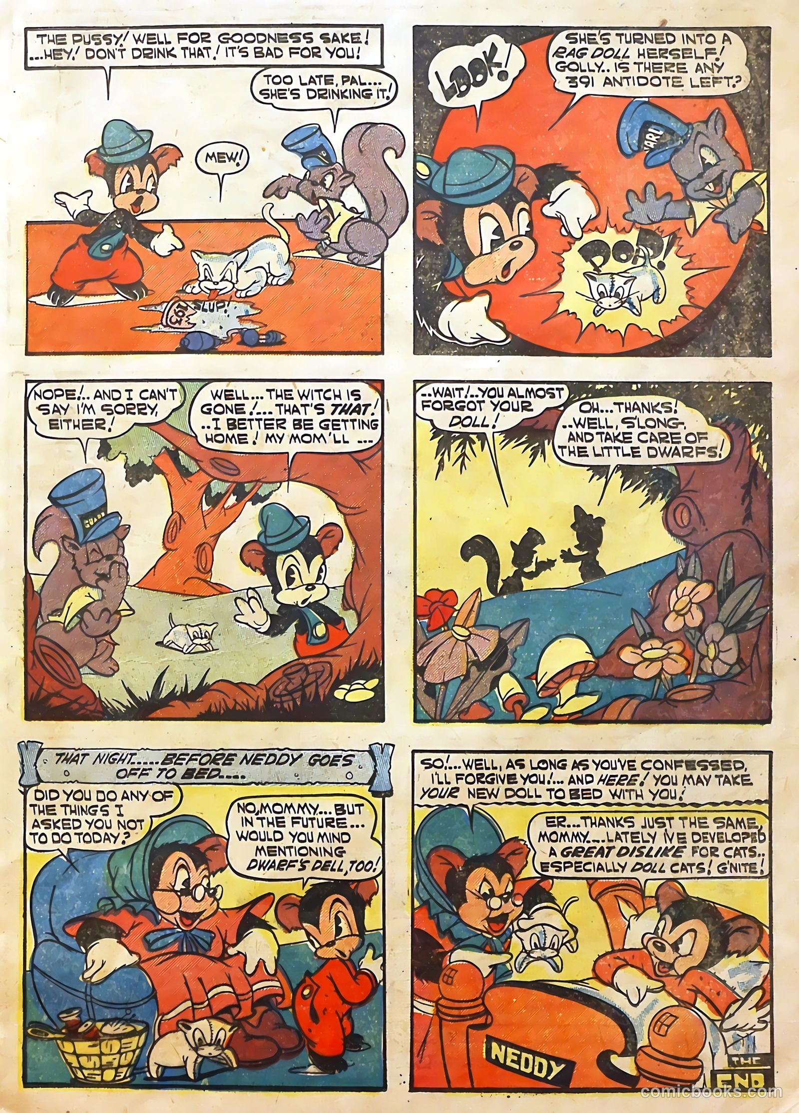 Holiday Comics #6 (1952) — page 9 of 36