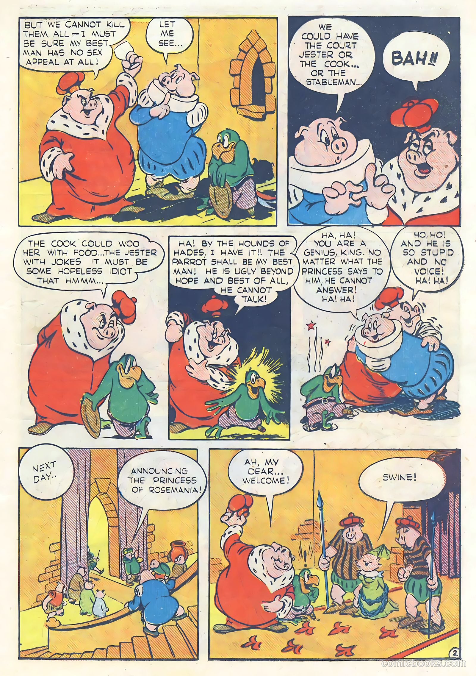 Hollywood Comics #1 (1944) — page 35 of 52