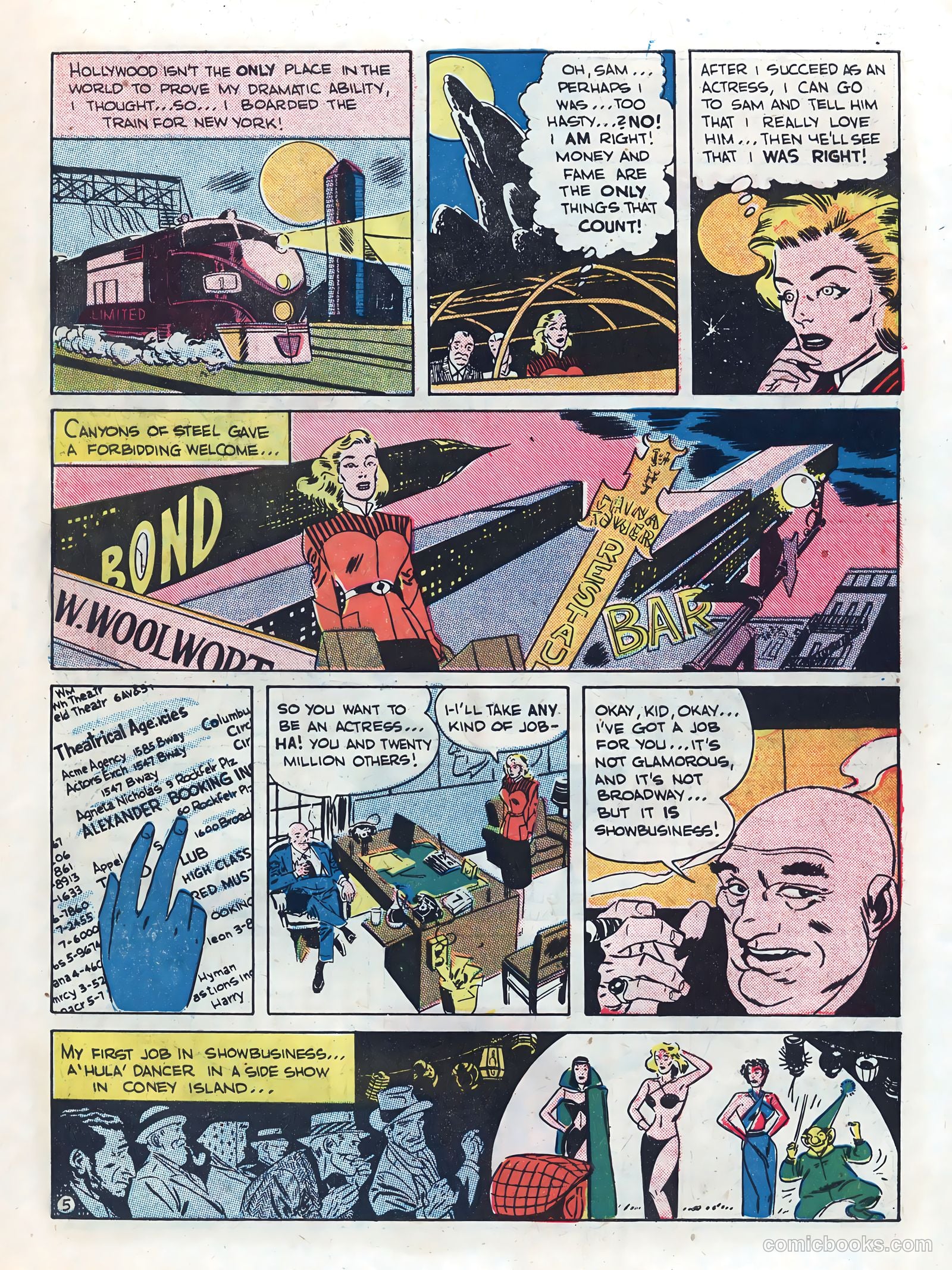 Hollywood Confessions #1 (1949) — page 7 of 36