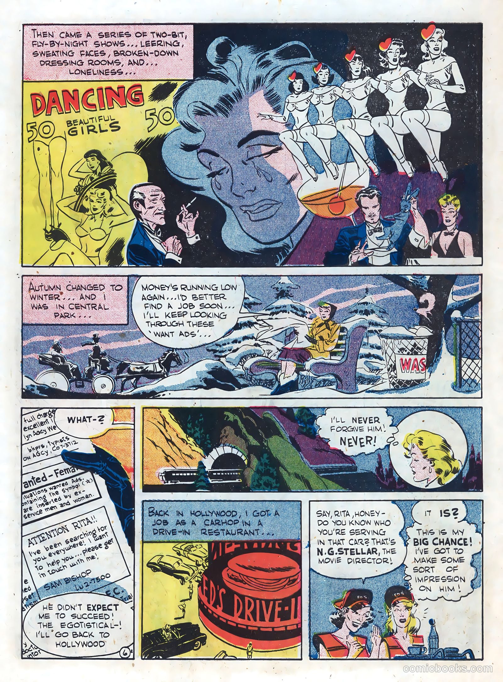 Hollywood Confessions #1 (1949) — page 8 of 36