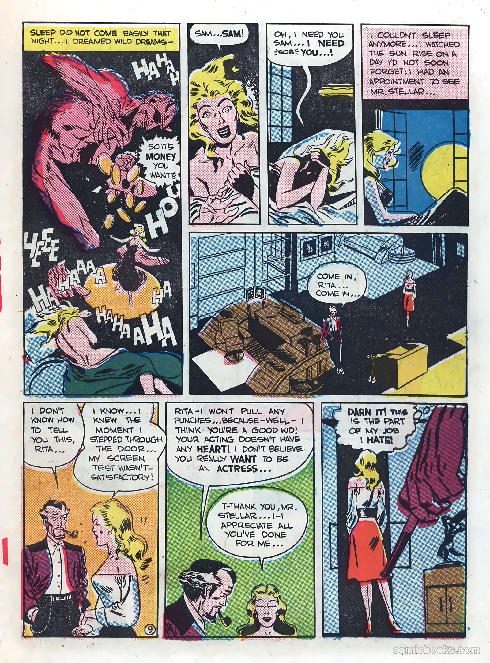 Hollywood Confessions #1 (1949) — page 11 of 36