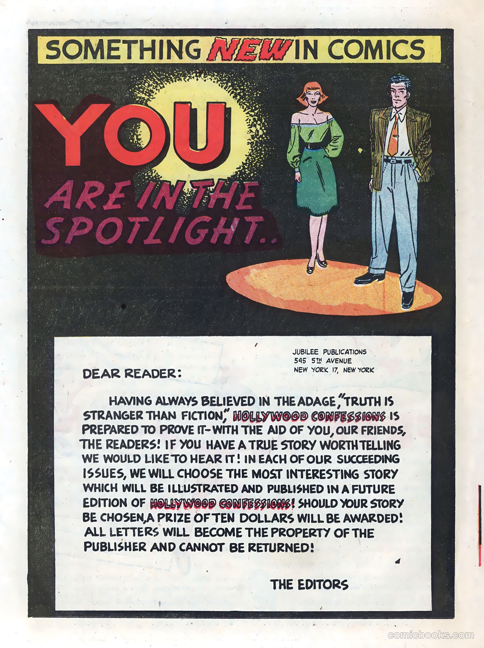 Hollywood Confessions #1 (1949) — page 22 of 36