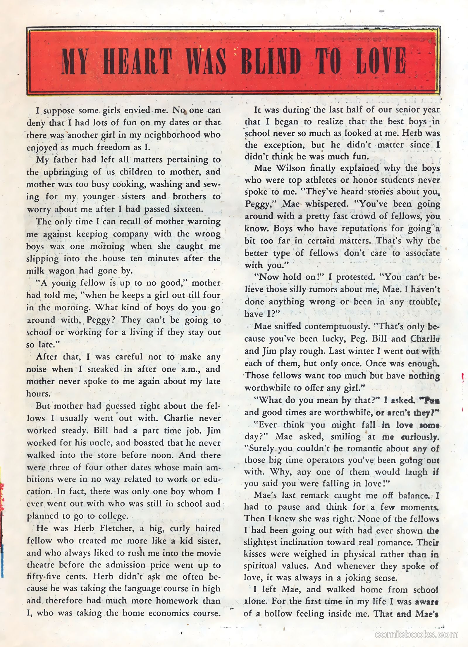 Hollywood Confessions #1 (1949) — page 23 of 36