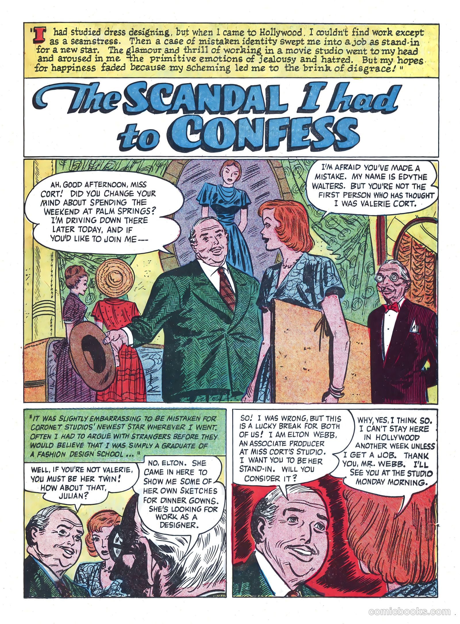 Hollywood Confessions #2 (1949) — page 11 of 36