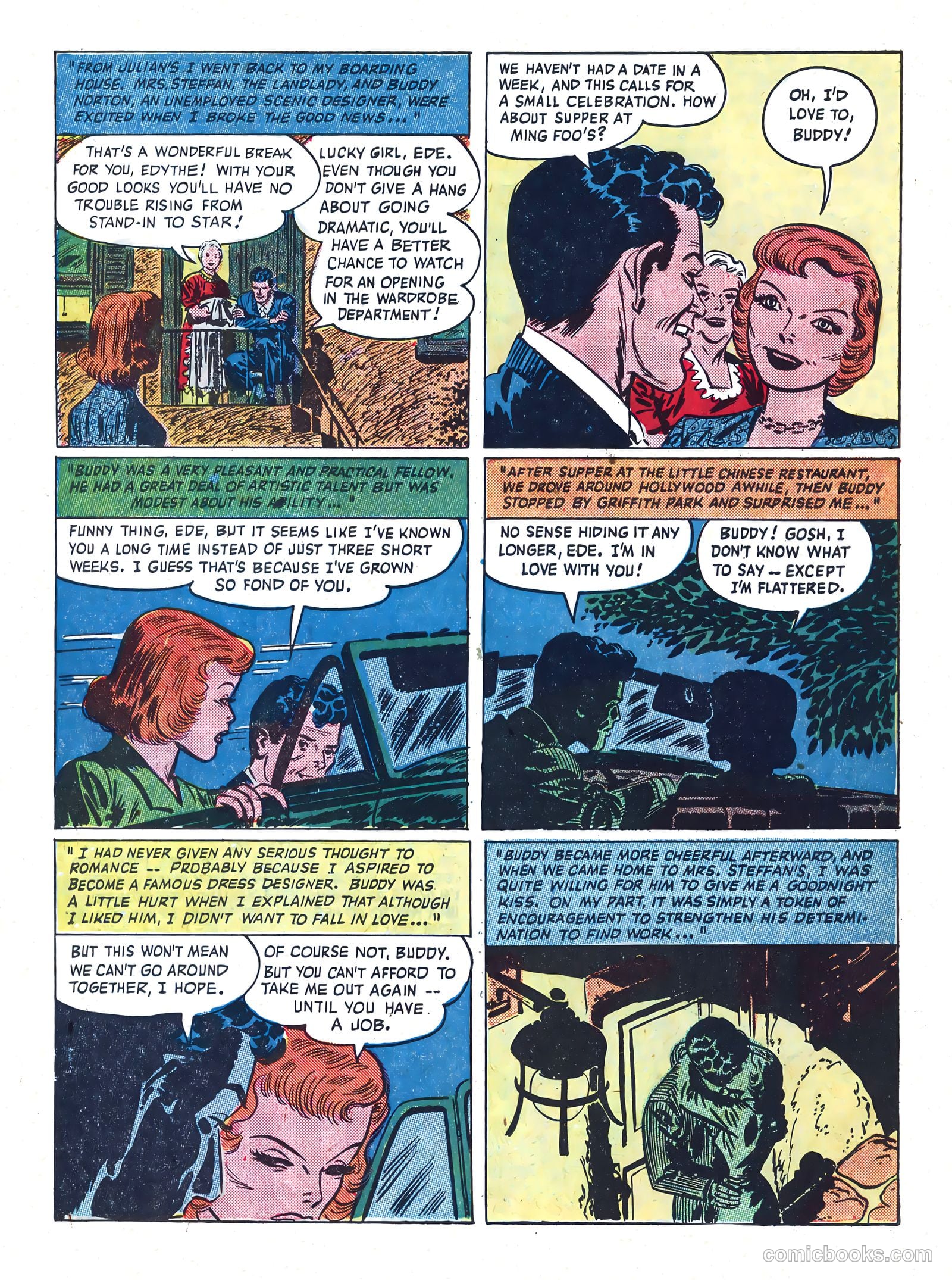 Hollywood Confessions #2 (1949) — page 12 of 36