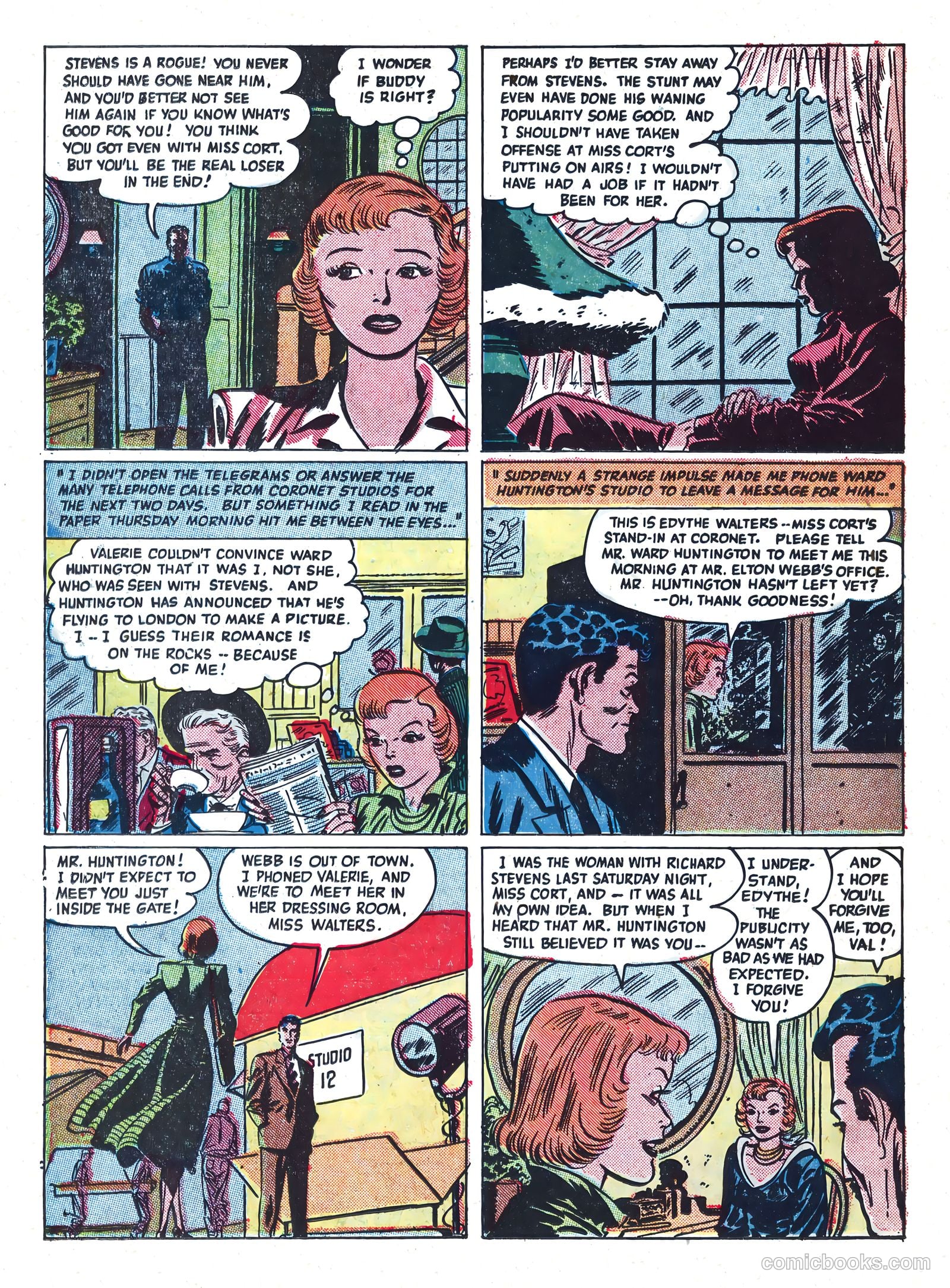 Hollywood Confessions #2 (1949) — page 16 of 36