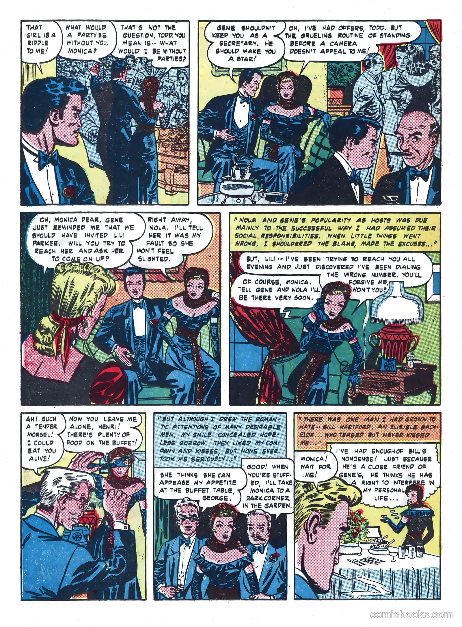 Hollywood Confessions #2 (1949) — page 20 of 36