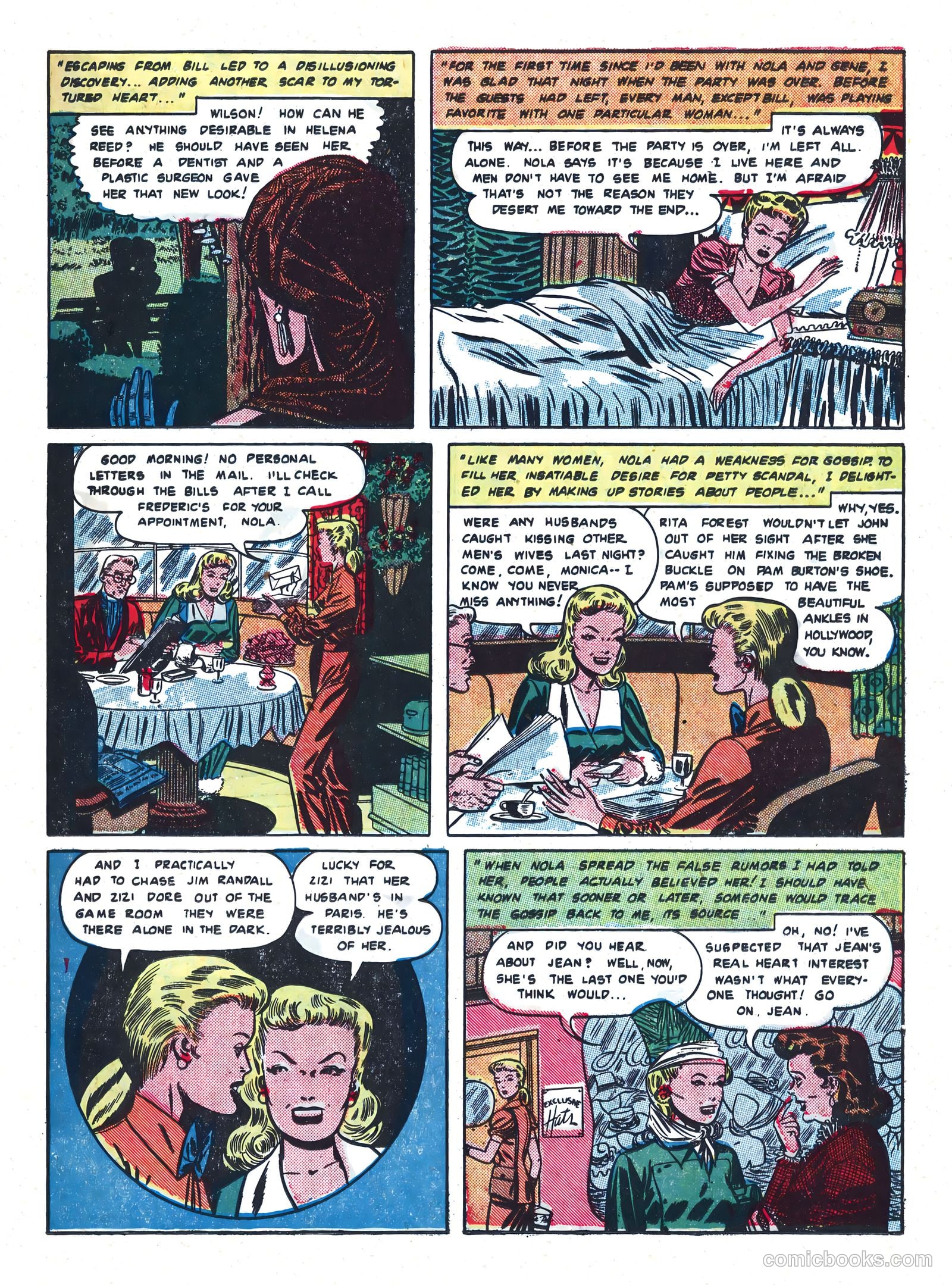 Hollywood Confessions #2 (1949) — page 21 of 36
