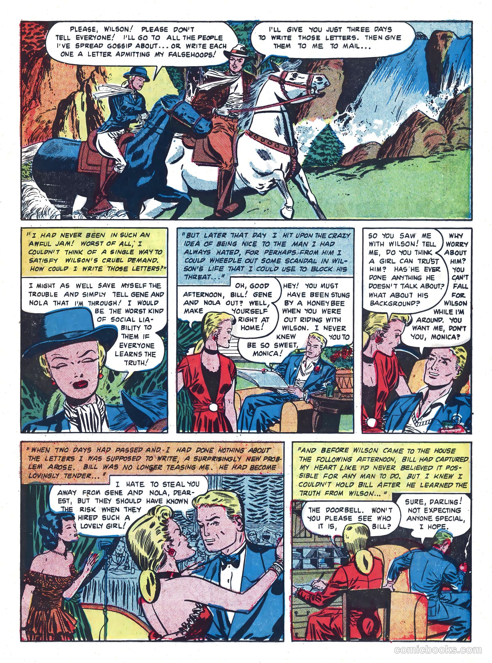 Hollywood Confessions #2 (1949) — page 23 of 36