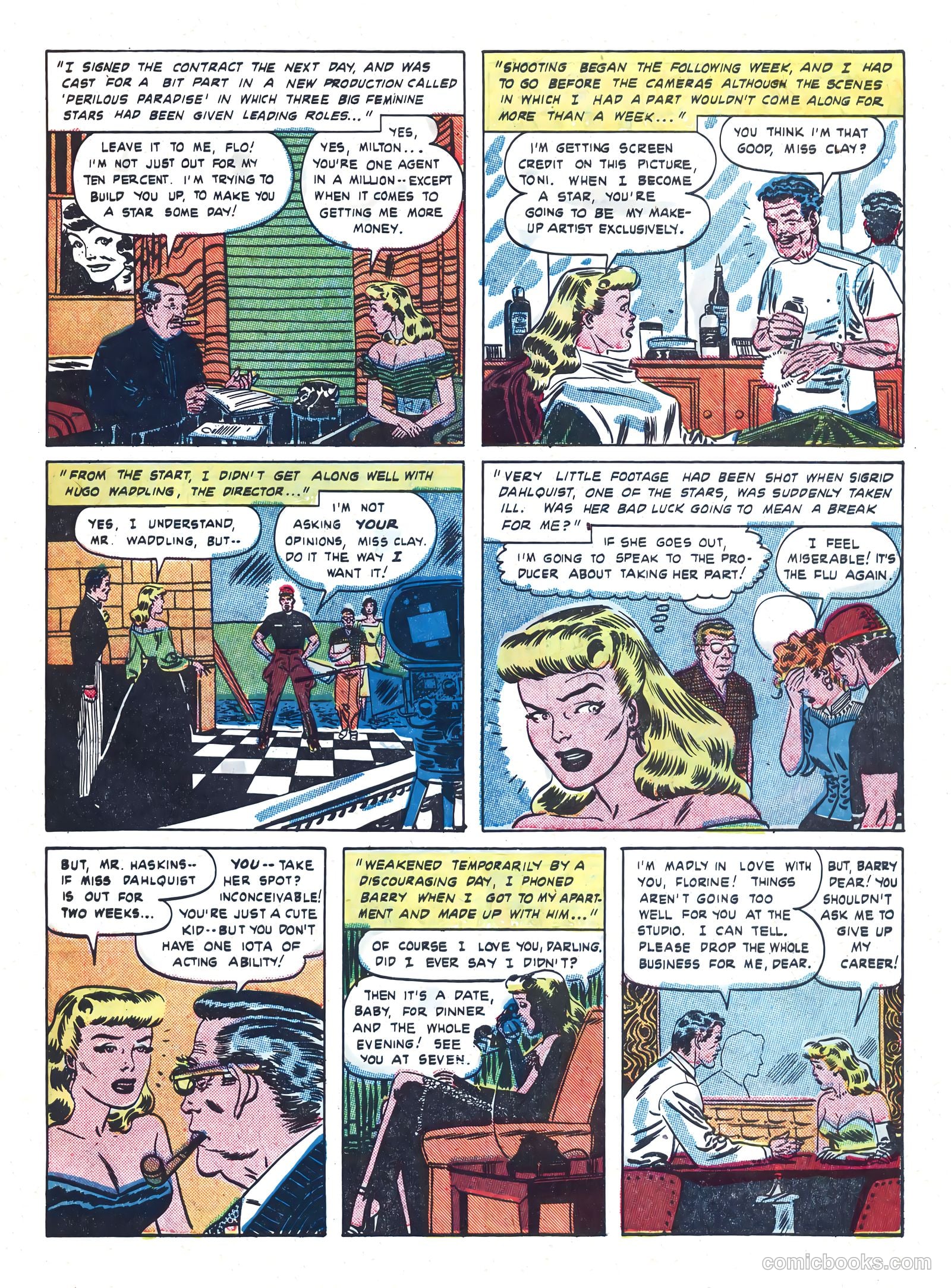 Hollywood Confessions #2 (1949) — page 27 of 36