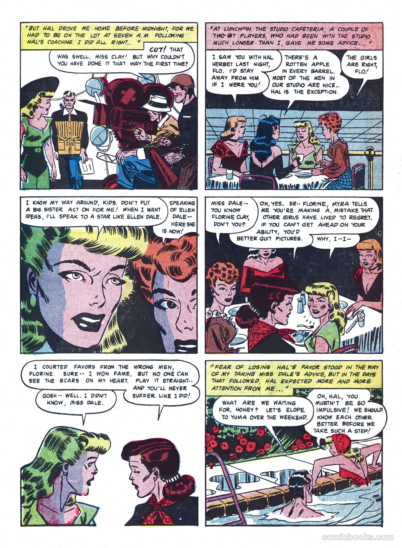 Hollywood Confessions #2 (1949) — page 30 of 36