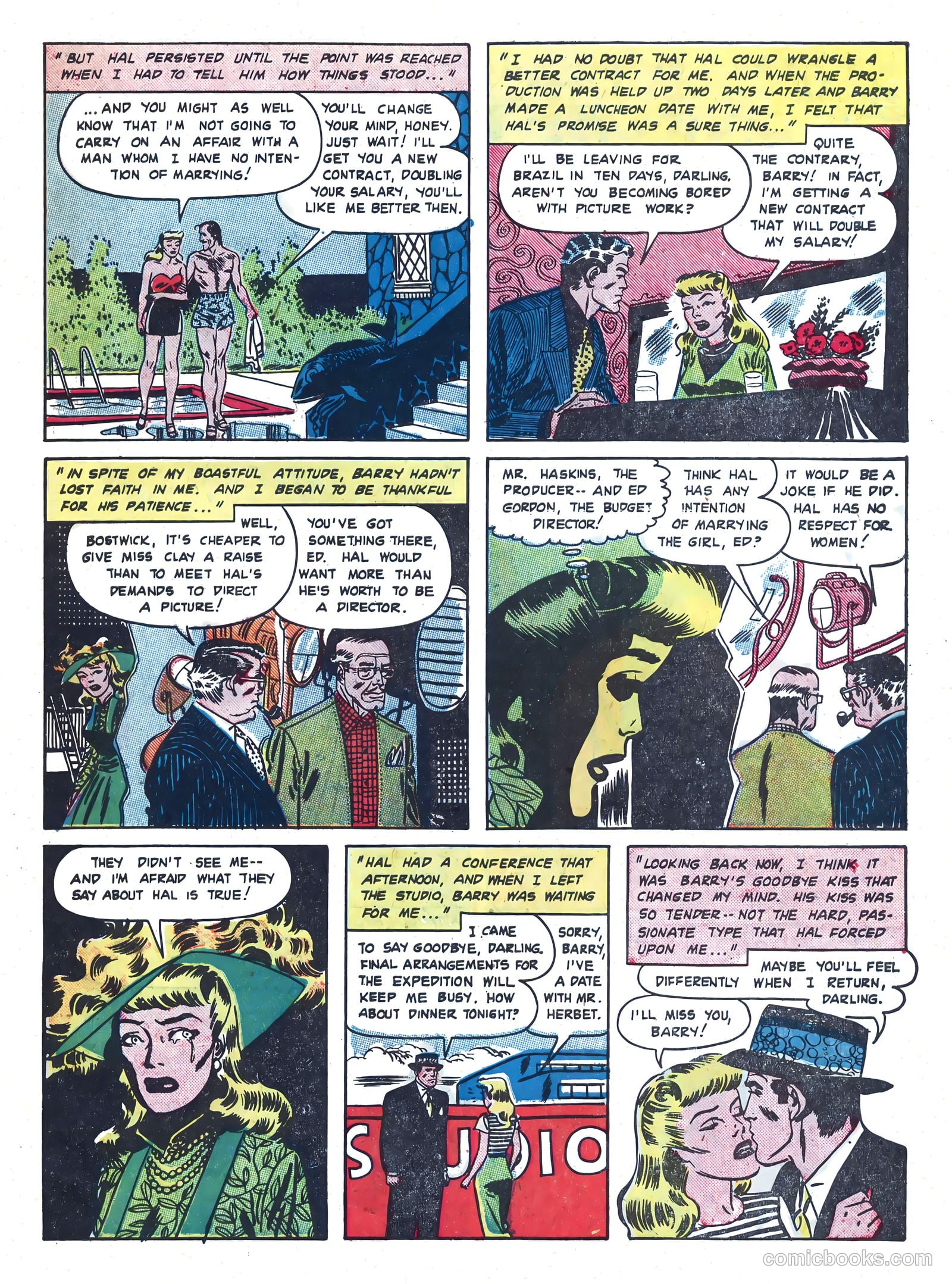 Hollywood Confessions #2 (1949) — page 31 of 36