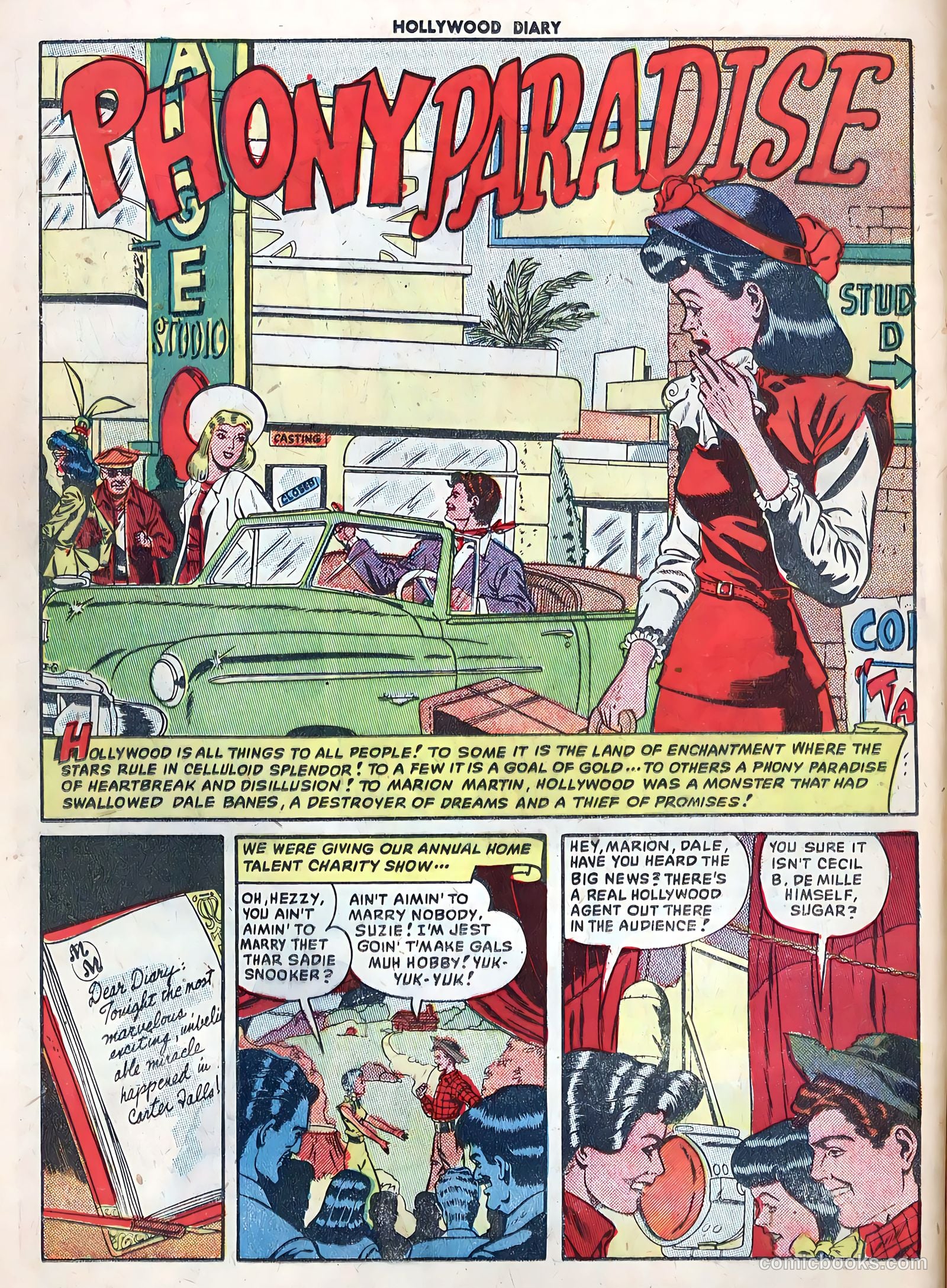 Hollywood Diary #1 (1949) — page 12 of 36