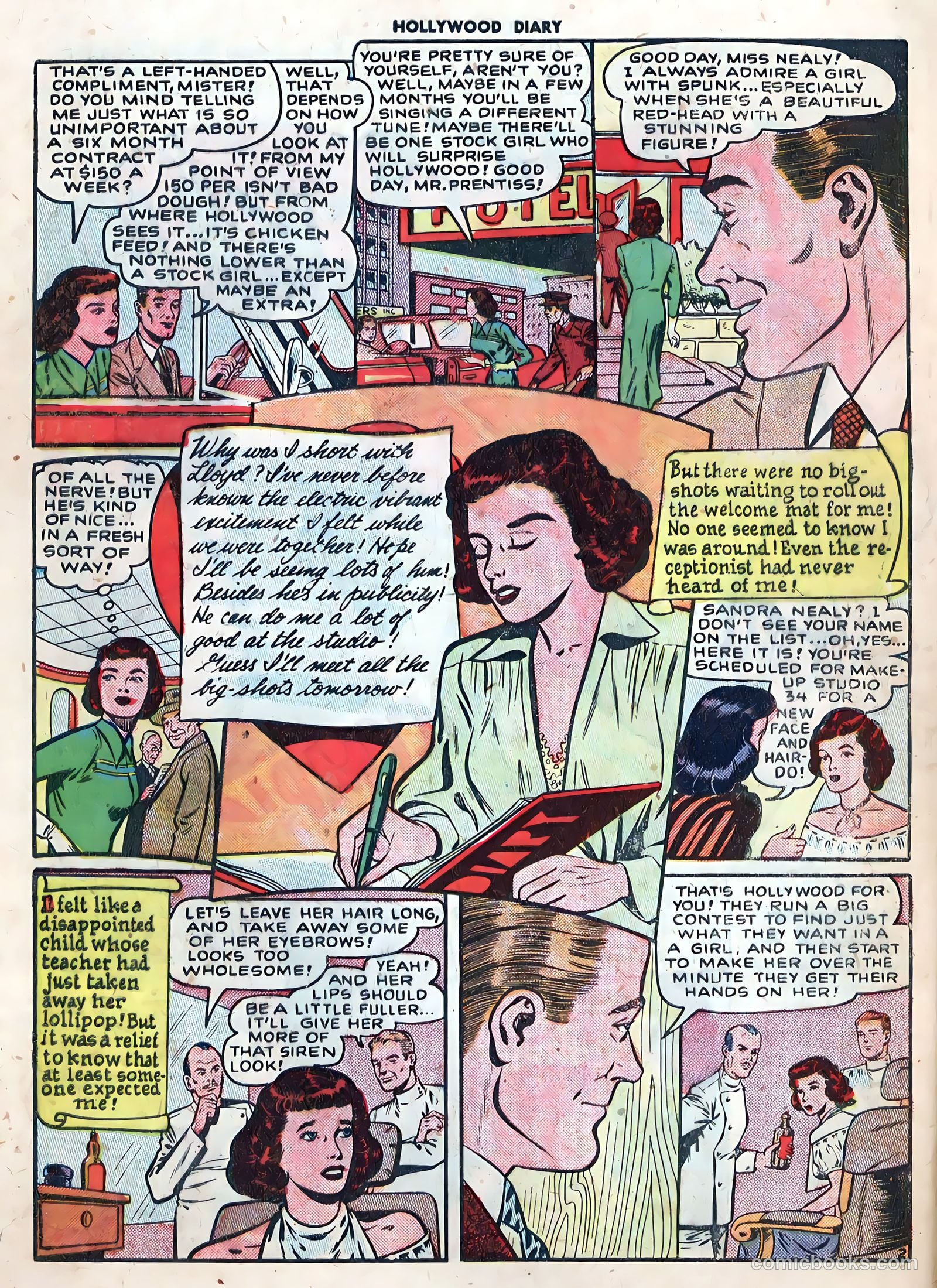 Hollywood Diary #1 (1949) — page 28 of 36