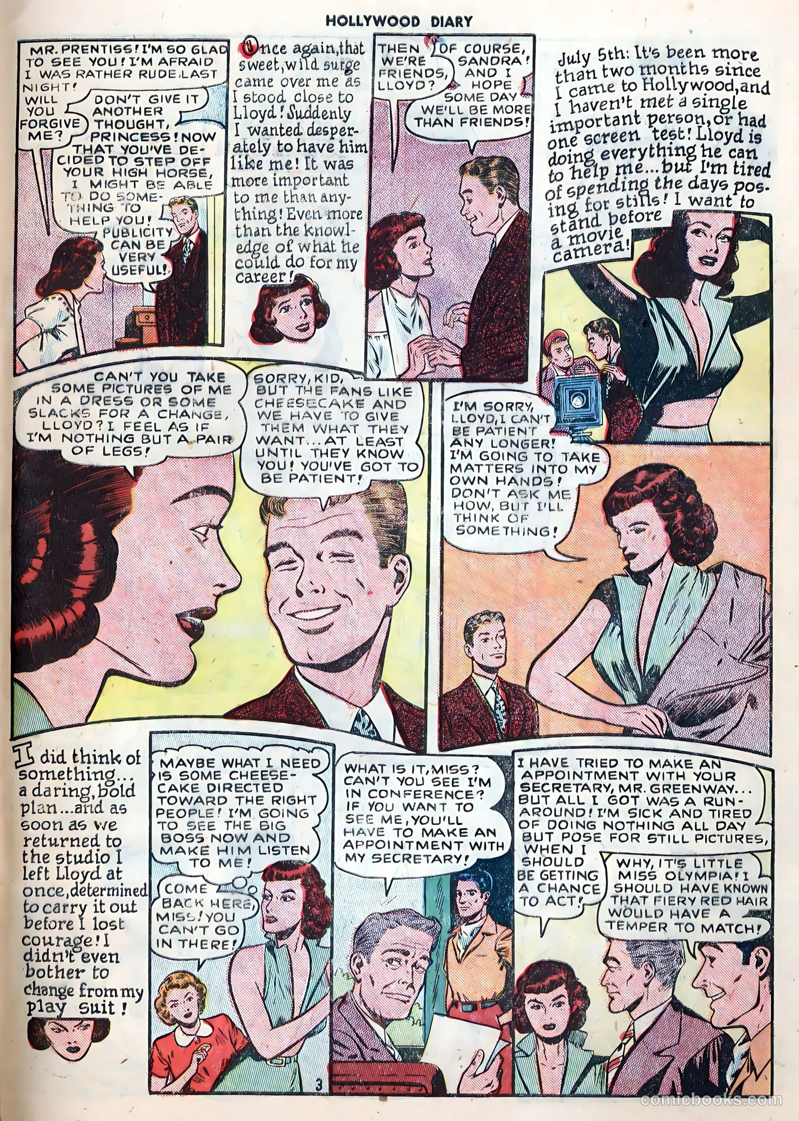 Hollywood Diary #1 (1949) — page 29 of 36