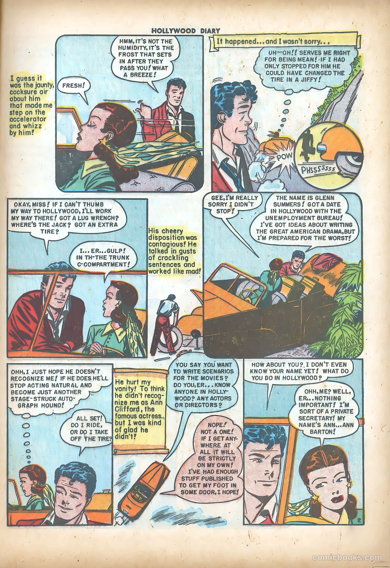 Hollywood Diary #2 (1950) — page 13 of 36