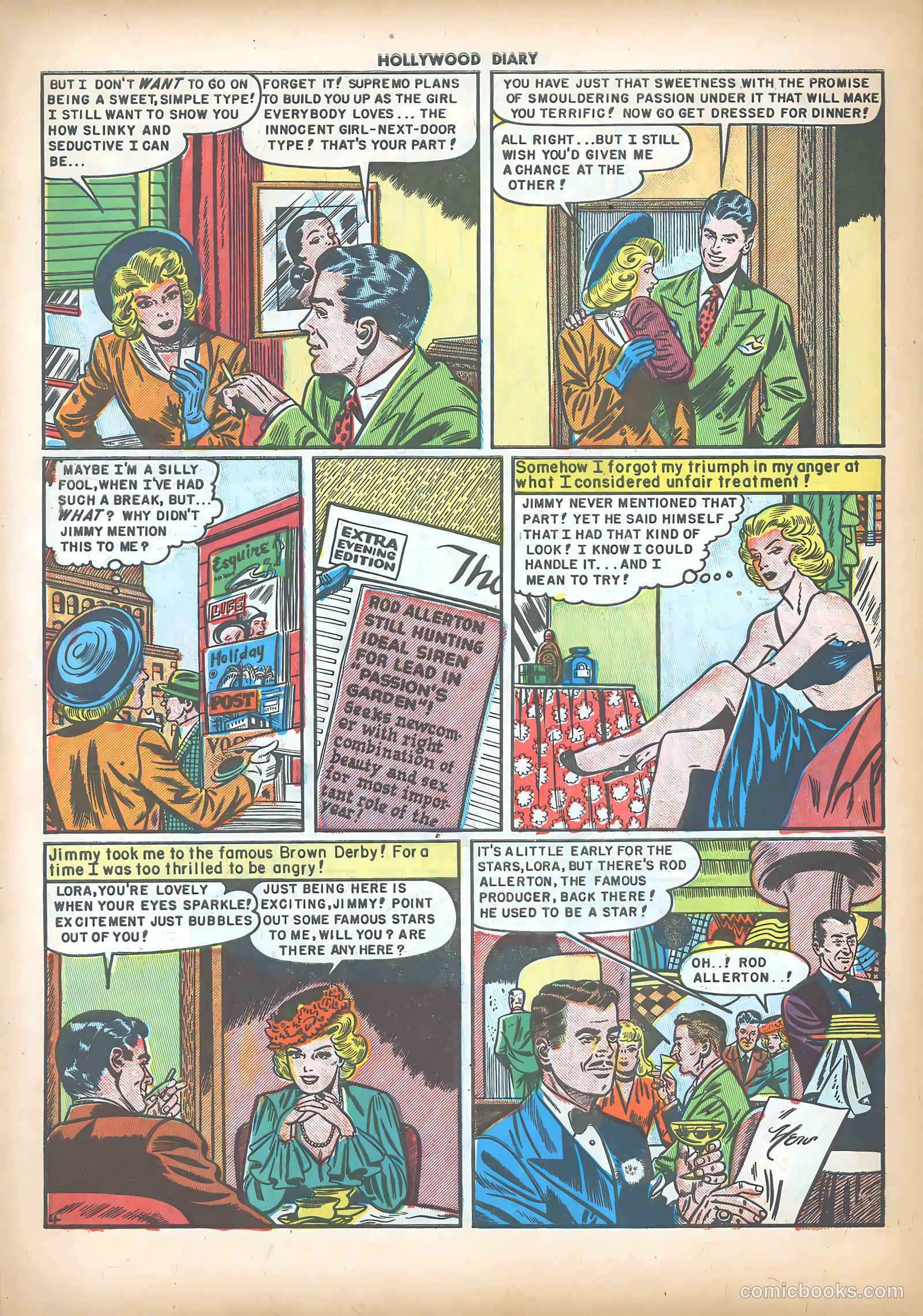 Hollywood Diary #2 (1950) — page 30 of 36