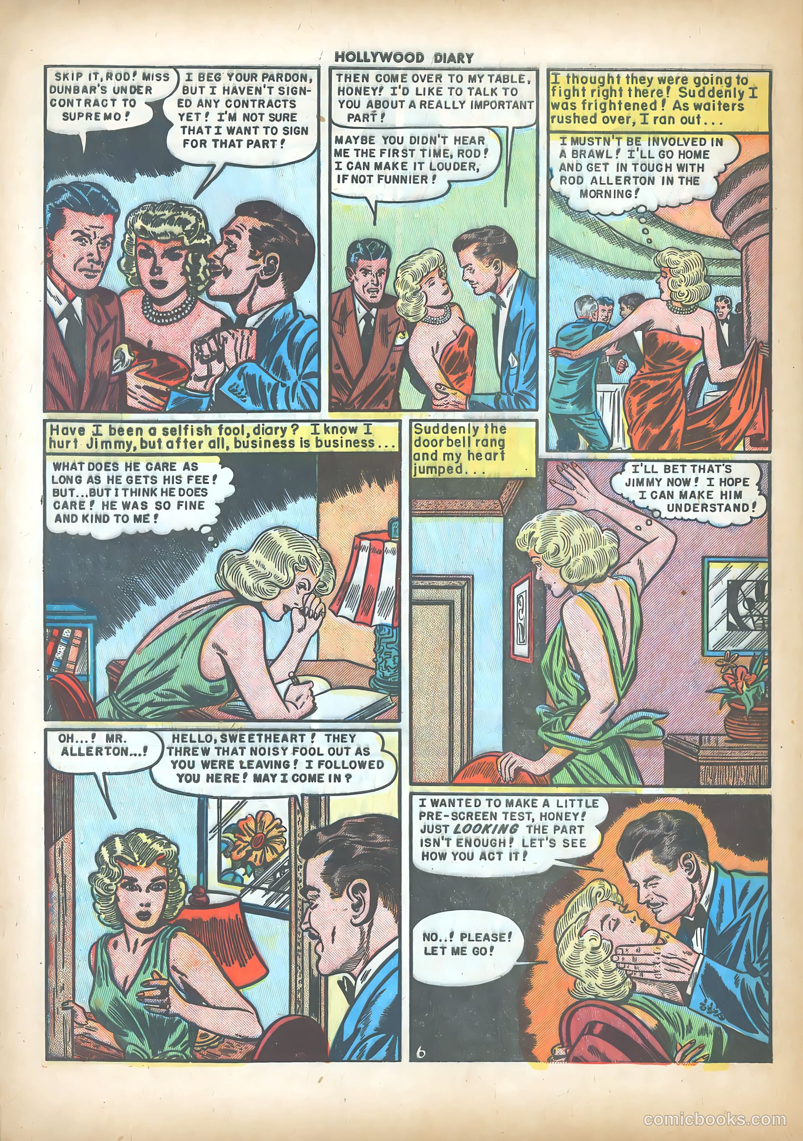 Hollywood Diary #2 (1950) — page 32 of 36