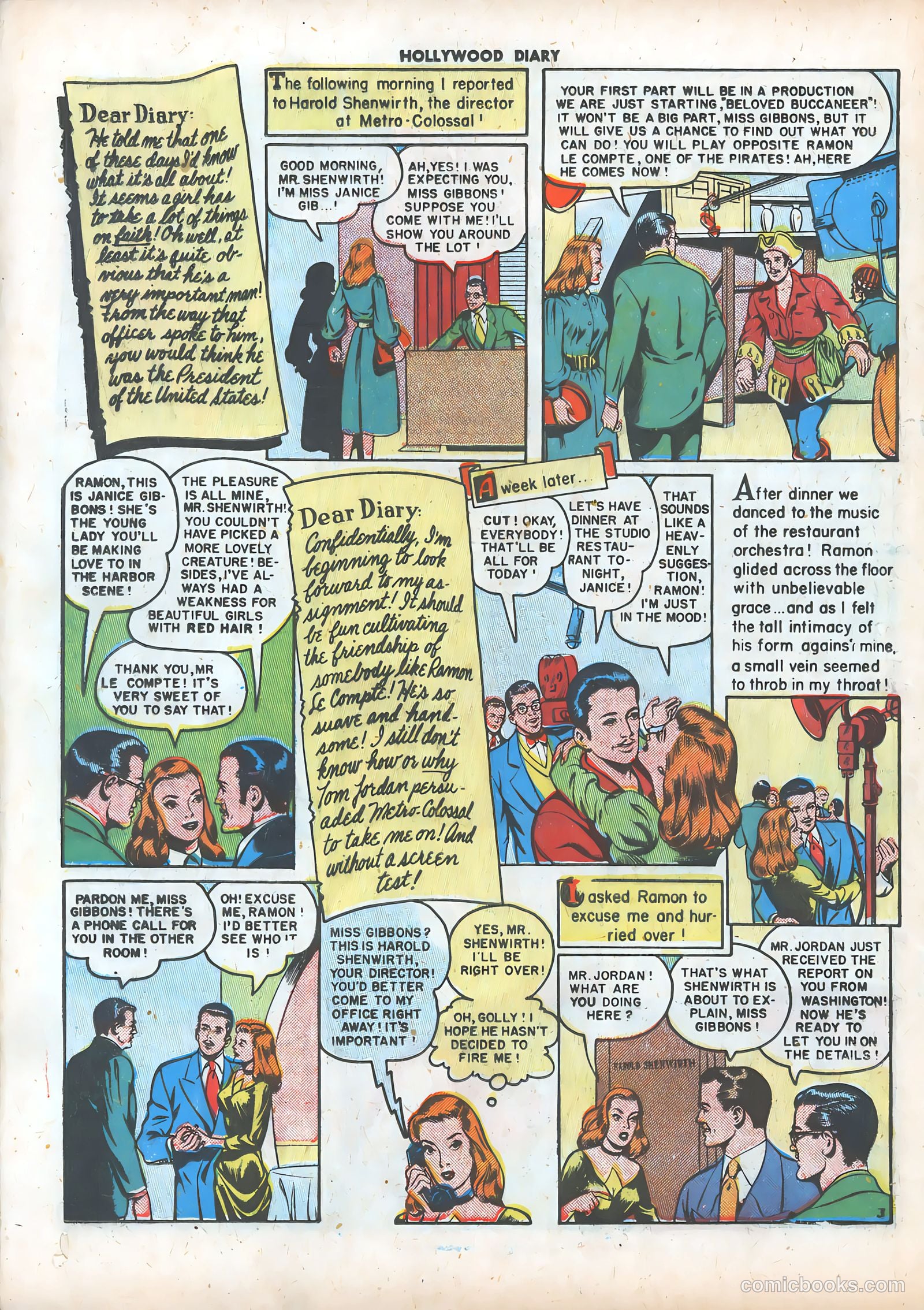 Hollywood Diary #3 (1950) — page 20 of 37