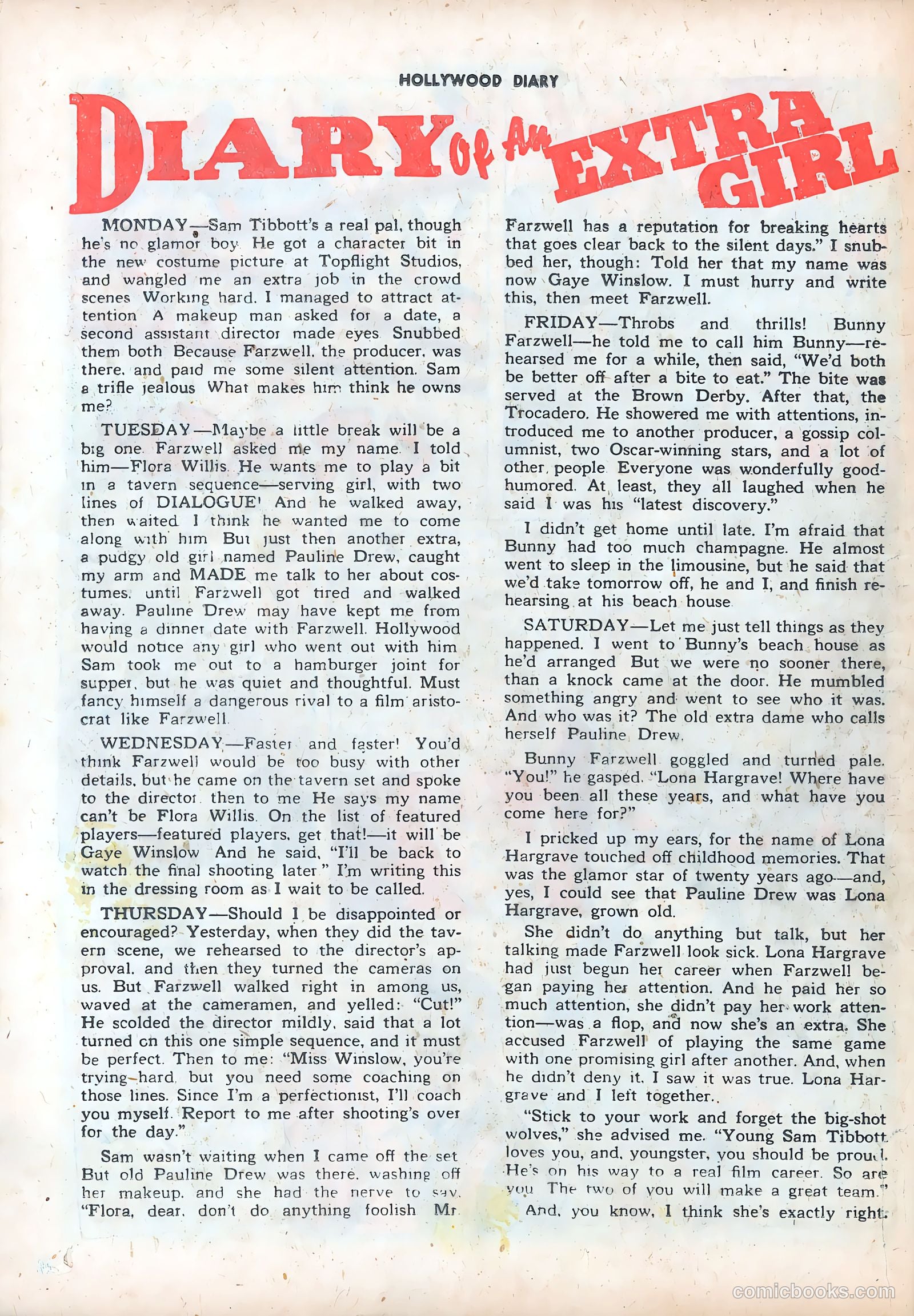 Hollywood Diary #3 (1950) — page 26 of 37