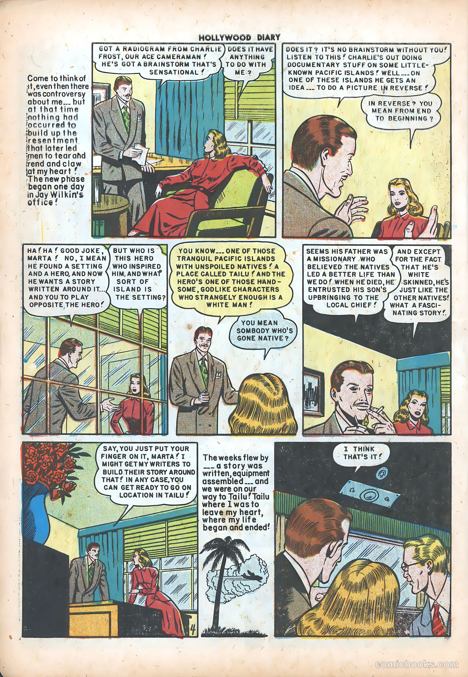 Hollywood Diary #4 (1950) — page 6 of 36