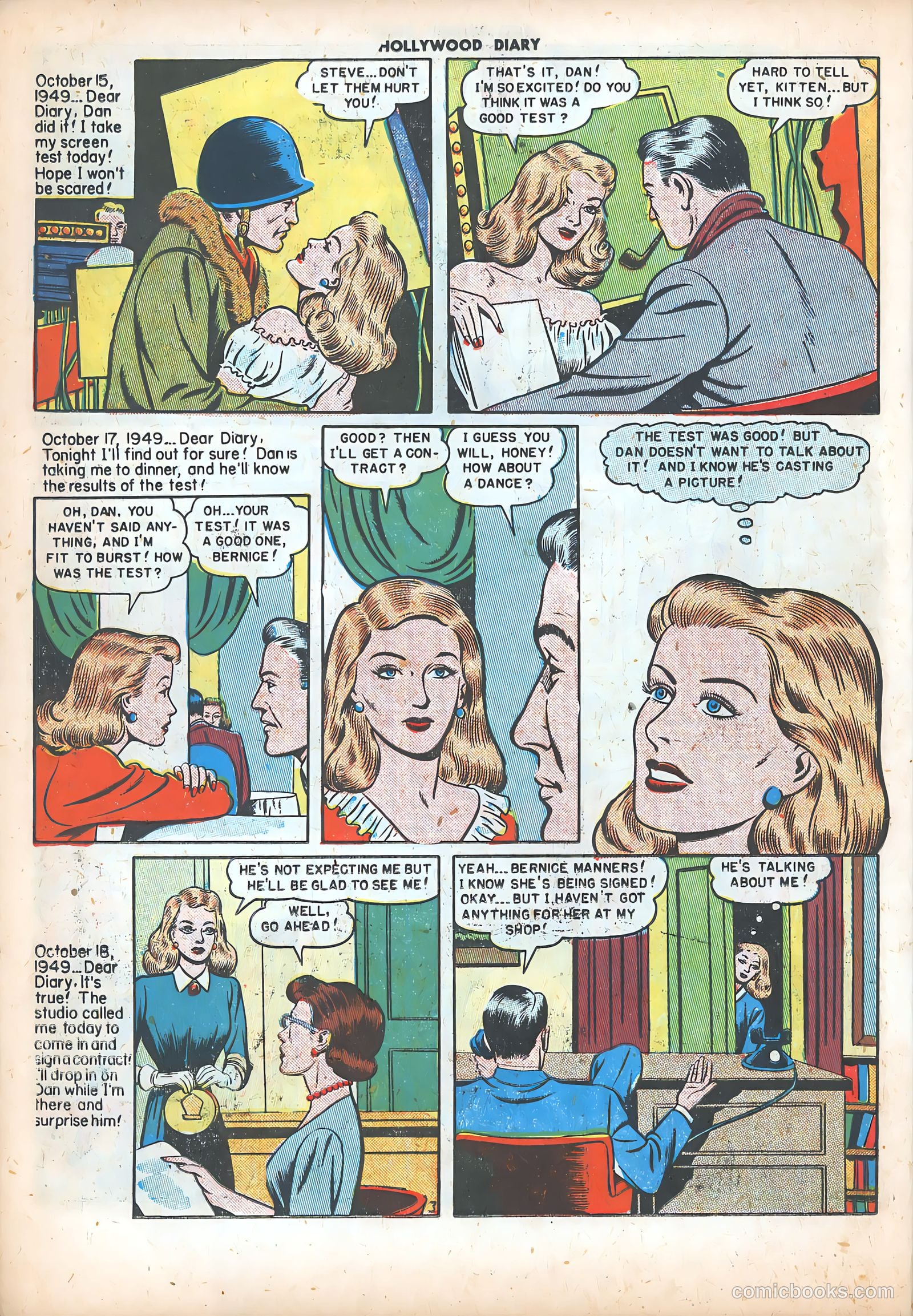 Hollywood Diary #4 (1950) — page 14 of 36