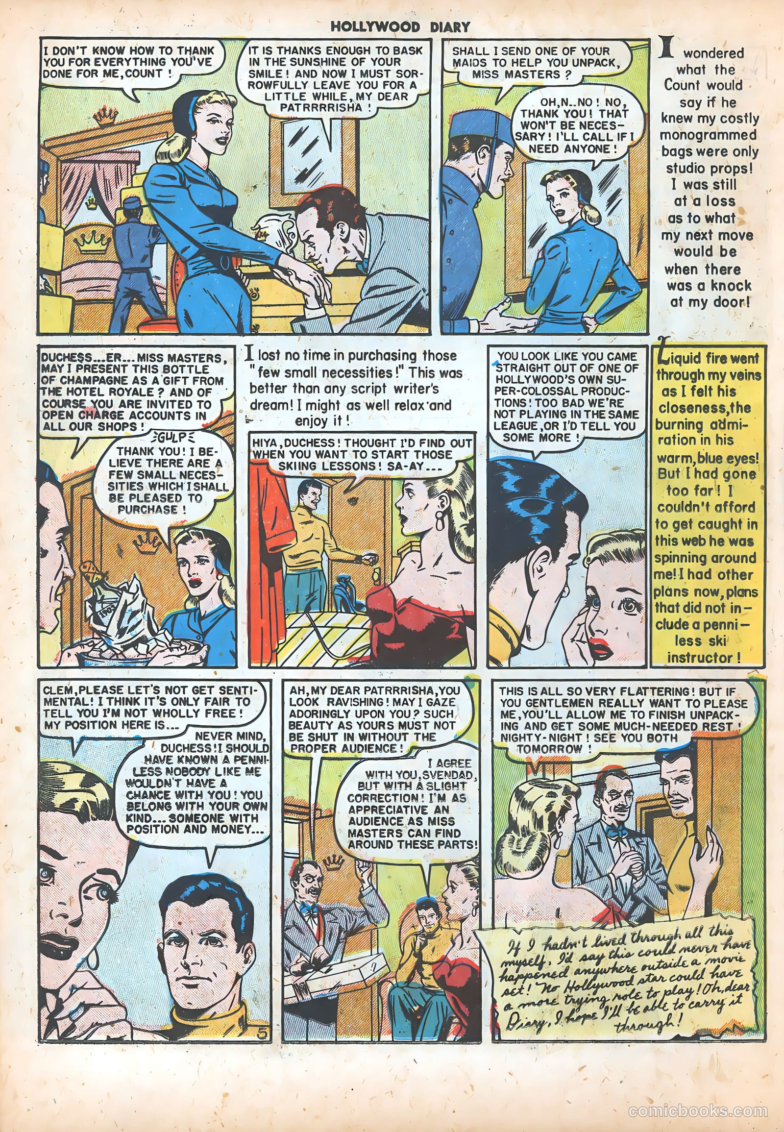 Hollywood Diary #4 (1950) — page 22 of 36