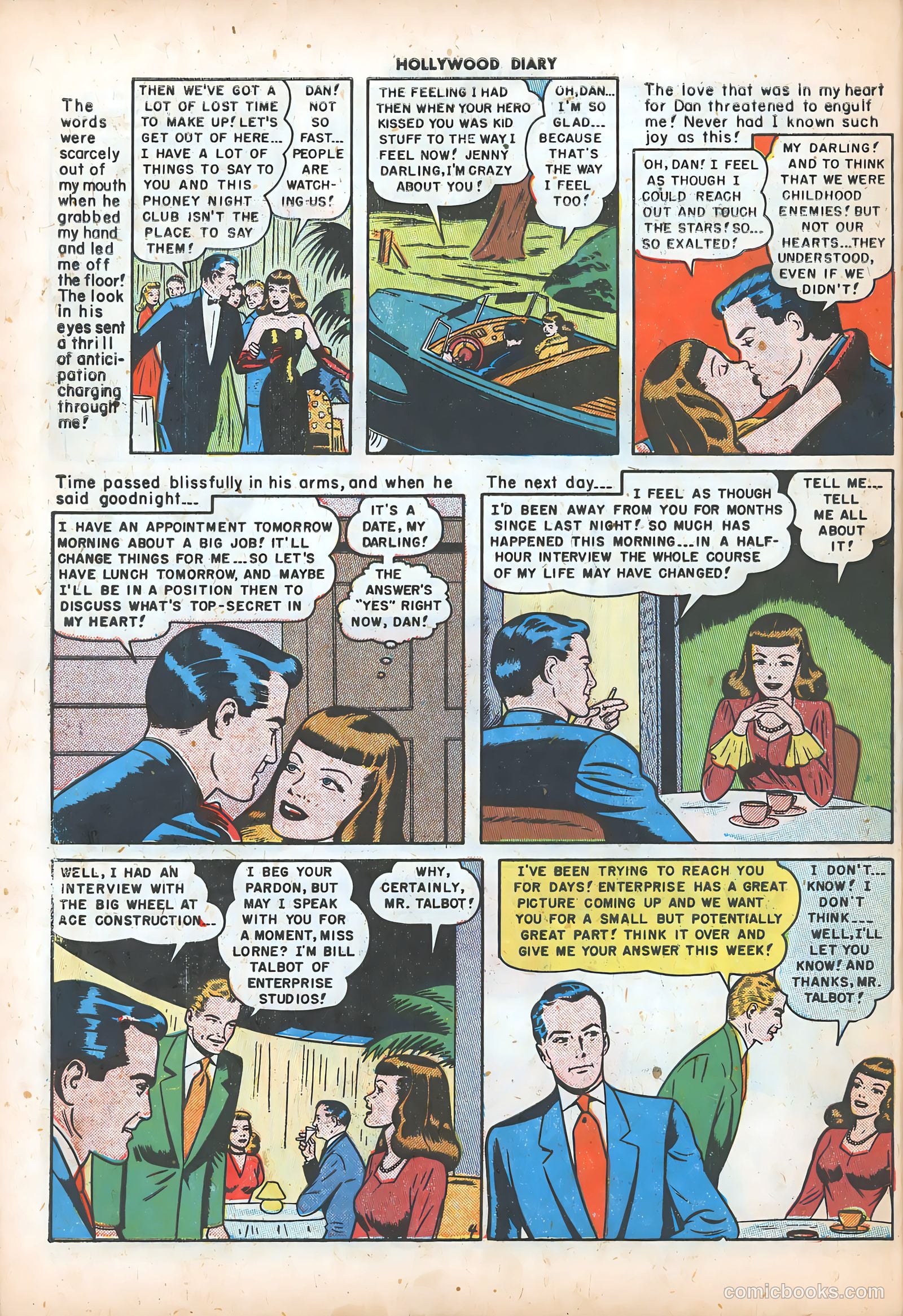 Hollywood Diary #4 (1950) — page 30 of 36