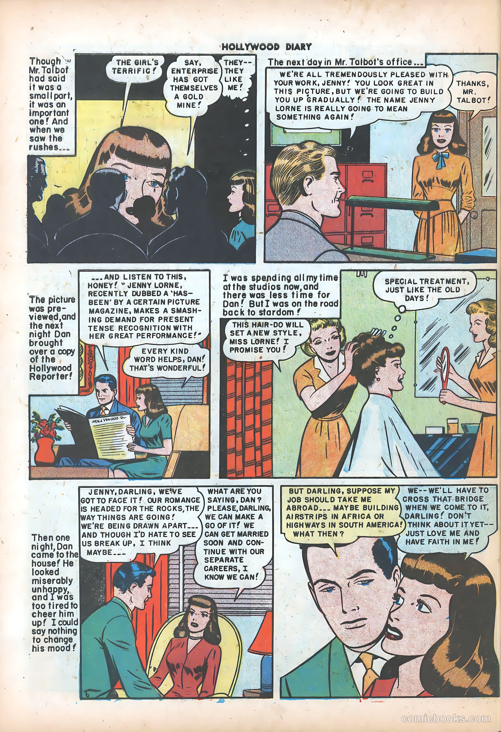 Hollywood Diary #4 (1950) — page 32 of 36