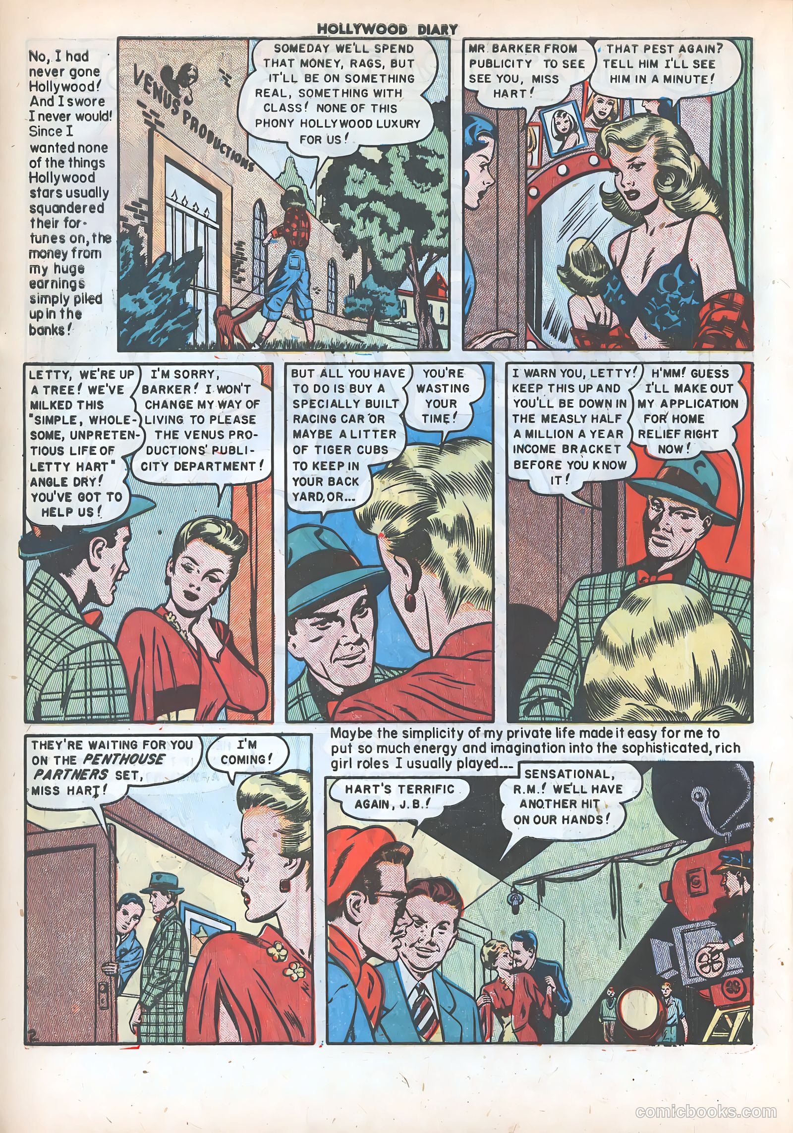 Hollywood Diary #5 (1950) — page 4 of 51