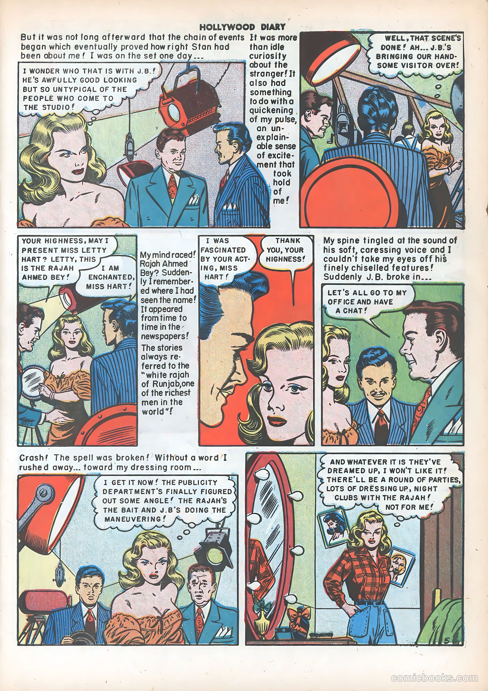 Hollywood Diary #5 (1950) — page 7 of 51