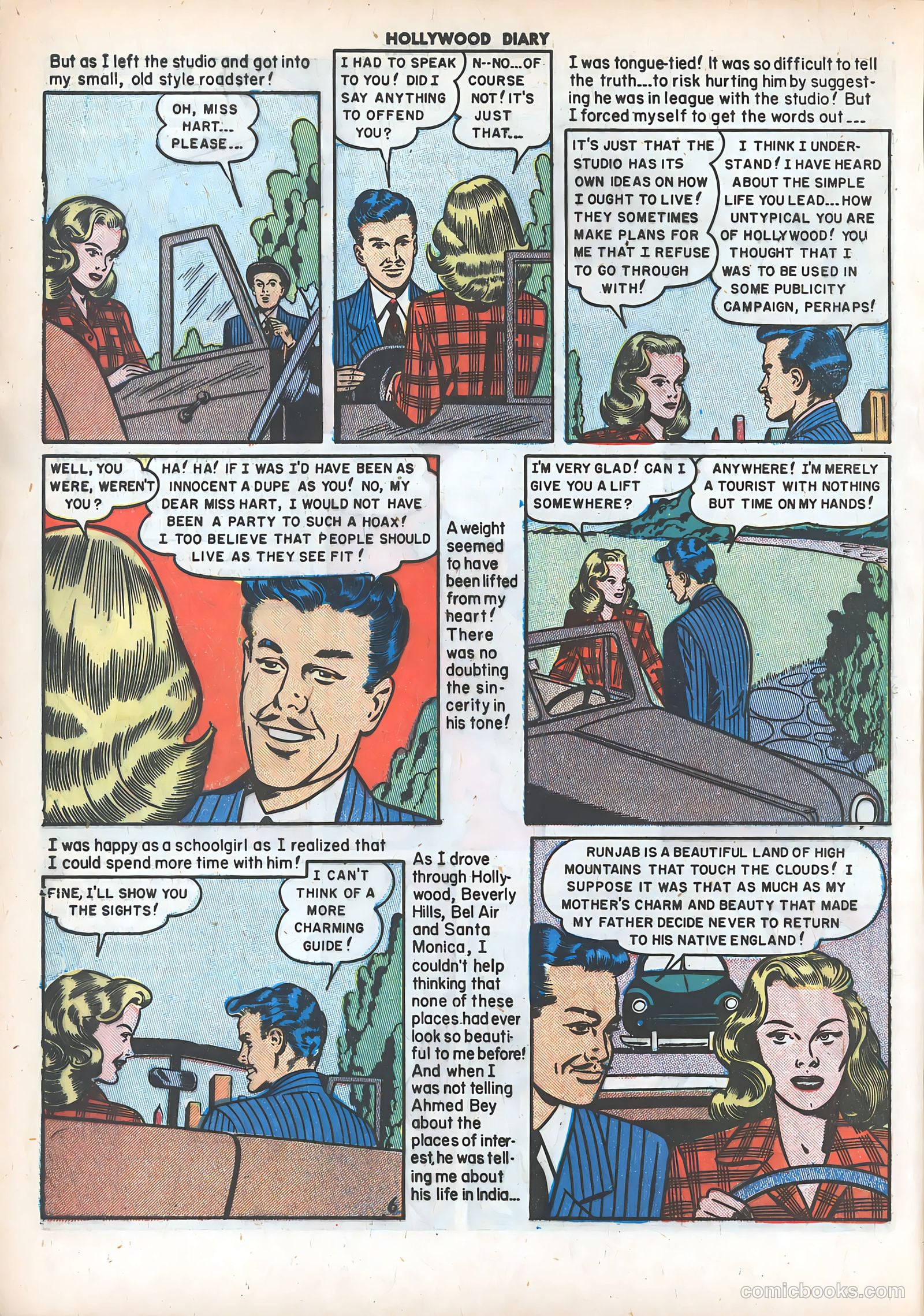 Hollywood Diary #5 (1950) — page 8 of 51