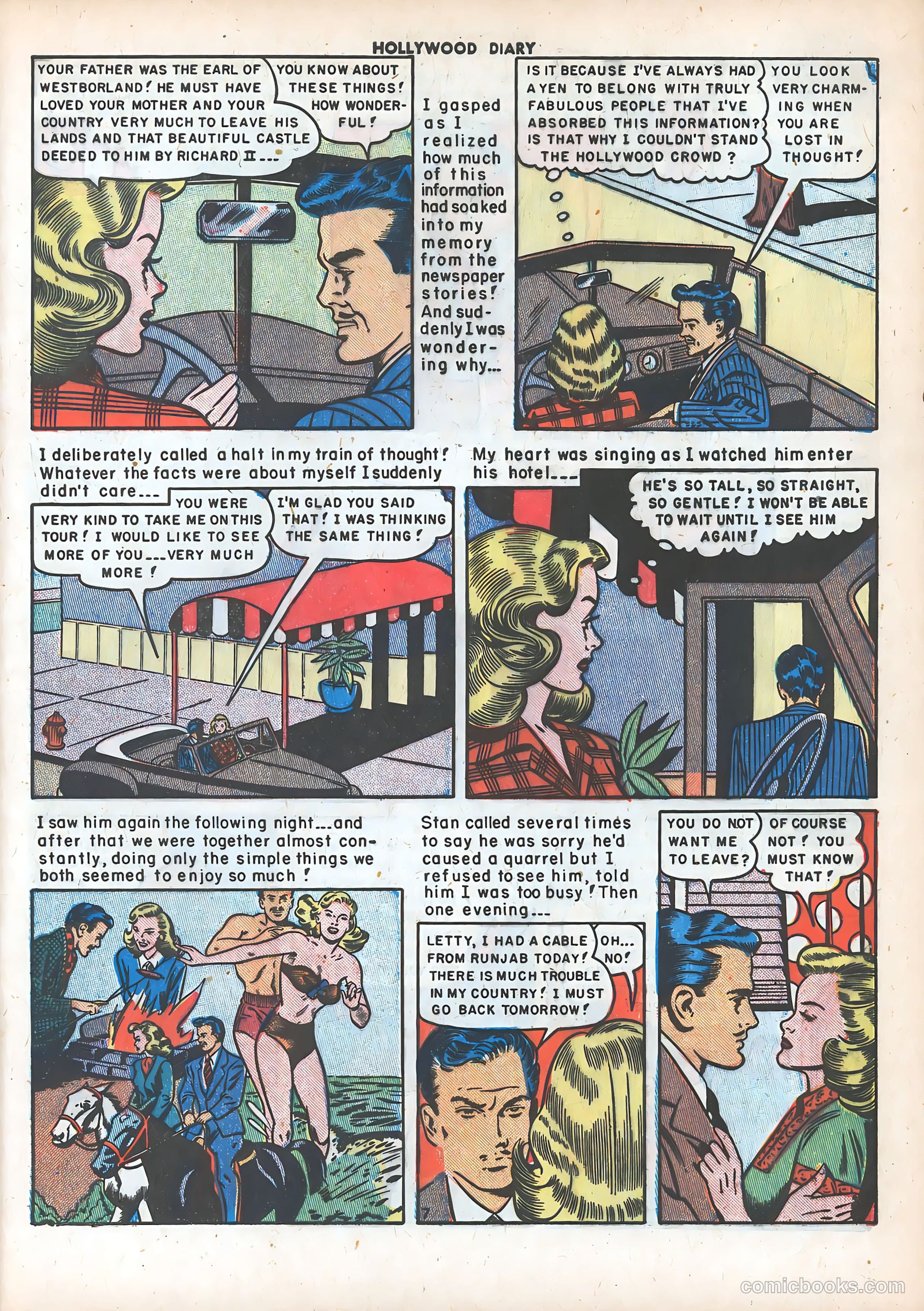 Hollywood Diary #5 (1950) — page 9 of 51