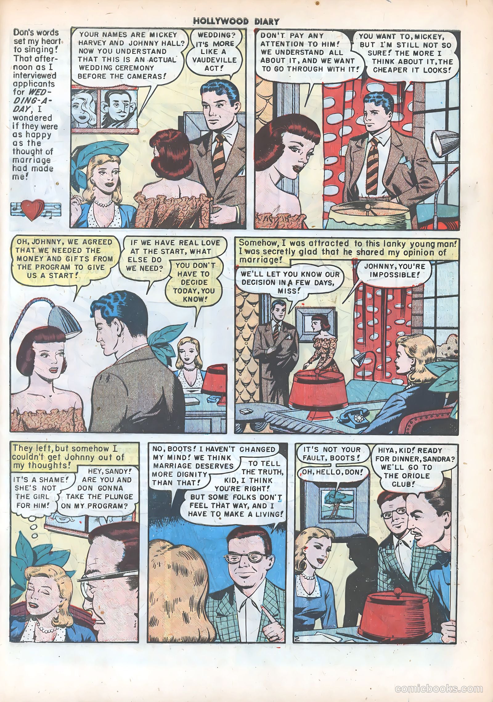 Hollywood Diary #5 (1950) — page 13 of 51
