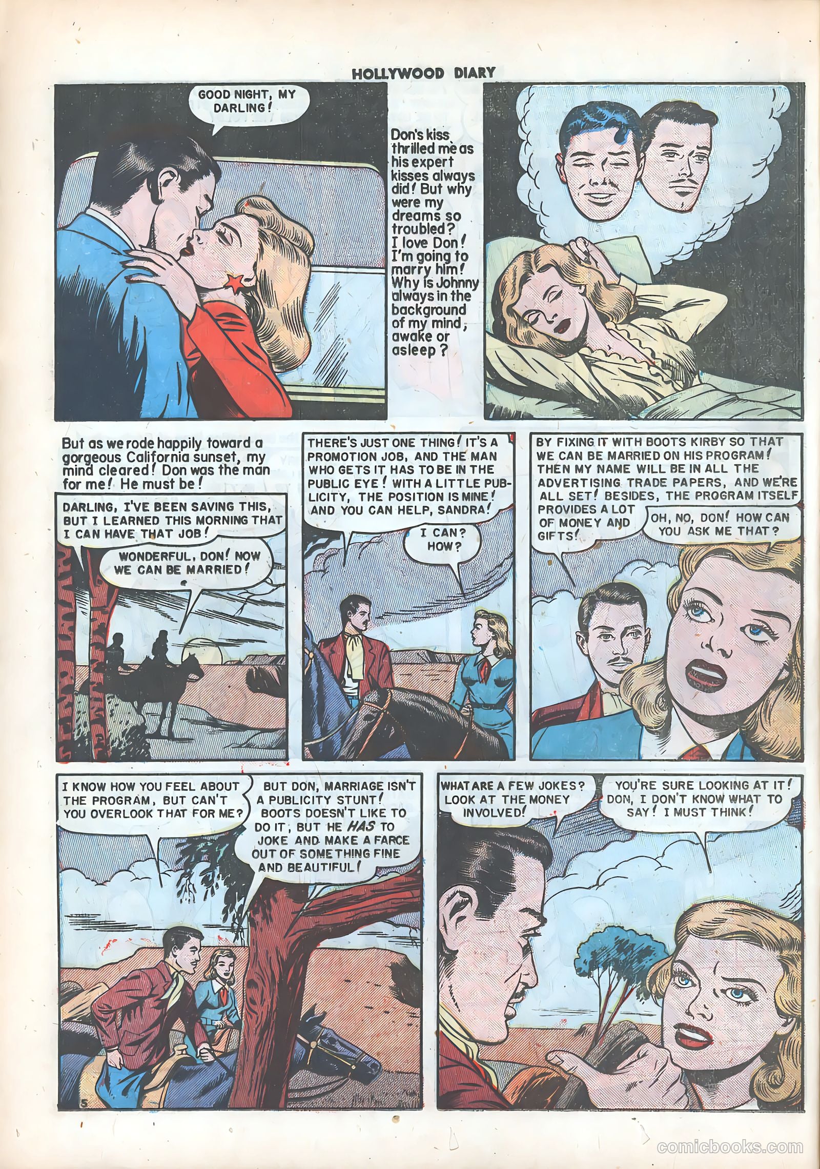 Hollywood Diary #5 (1950) — page 16 of 51