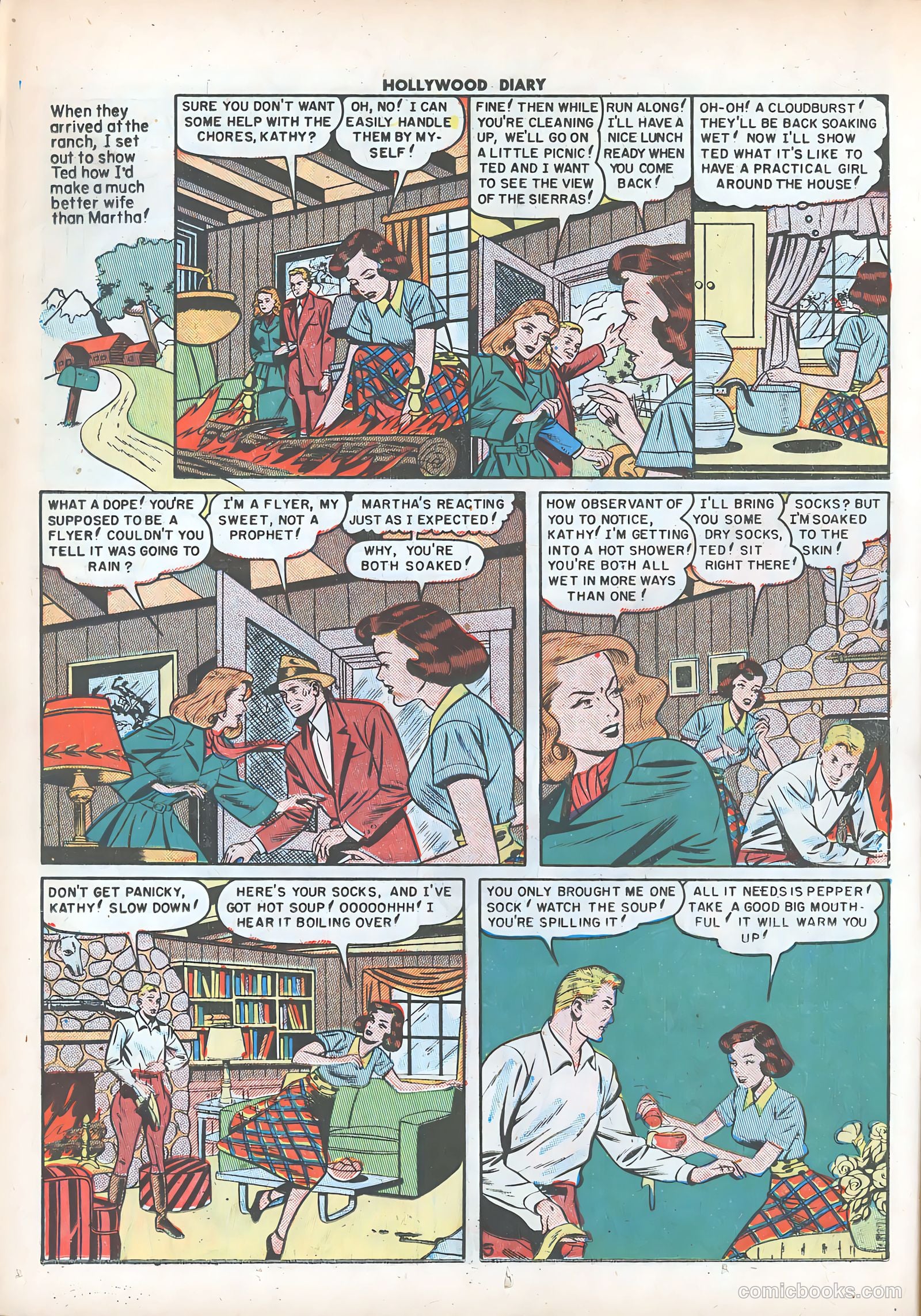 Hollywood Diary #5 (1950) — page 24 of 51