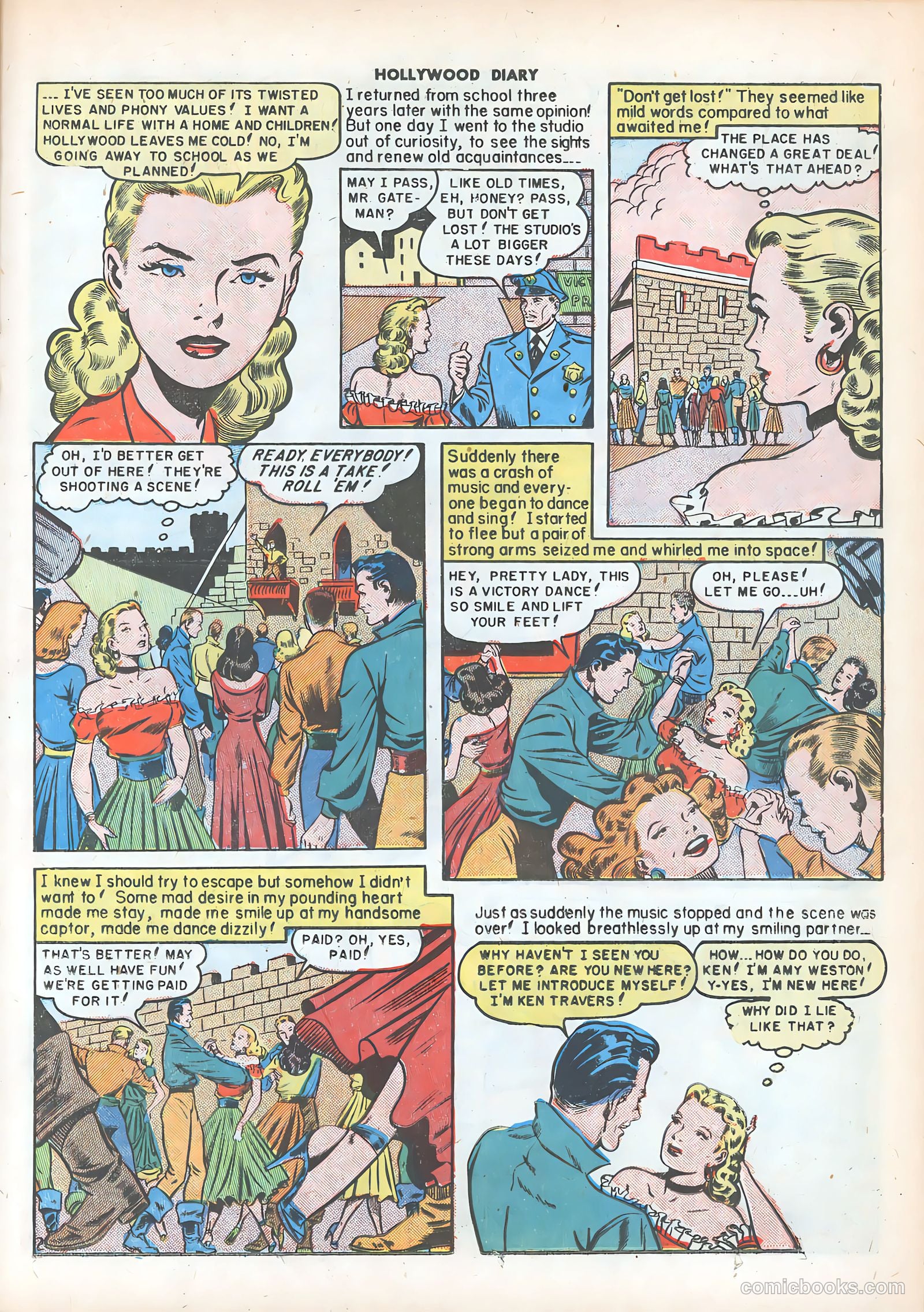 Hollywood Diary #5 (1950) — page 28 of 51