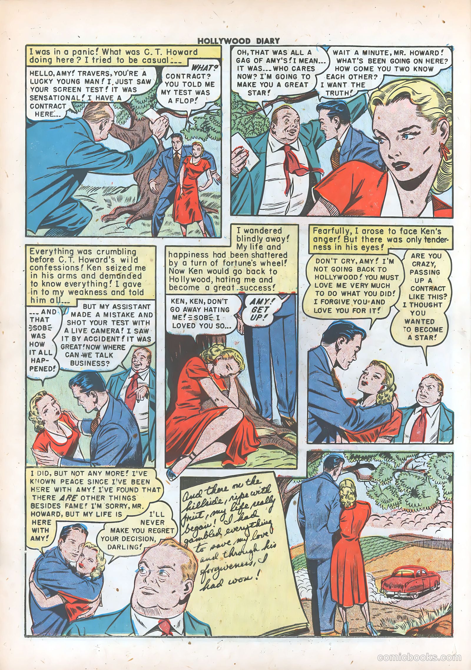 Hollywood Diary #5 (1950) — page 35 of 51
