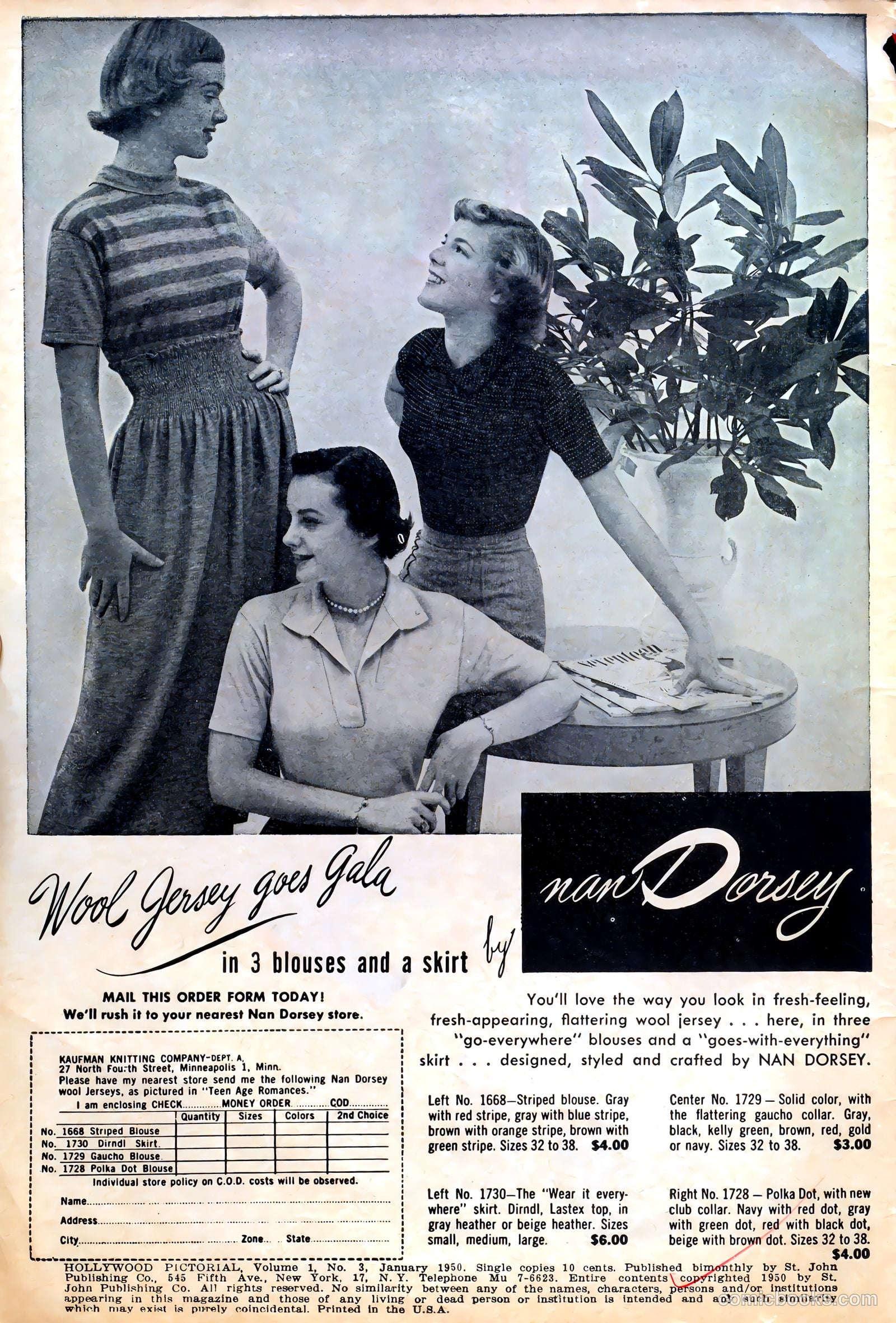 Hollywood Pictorial #3 (1950) — page 2 of 36