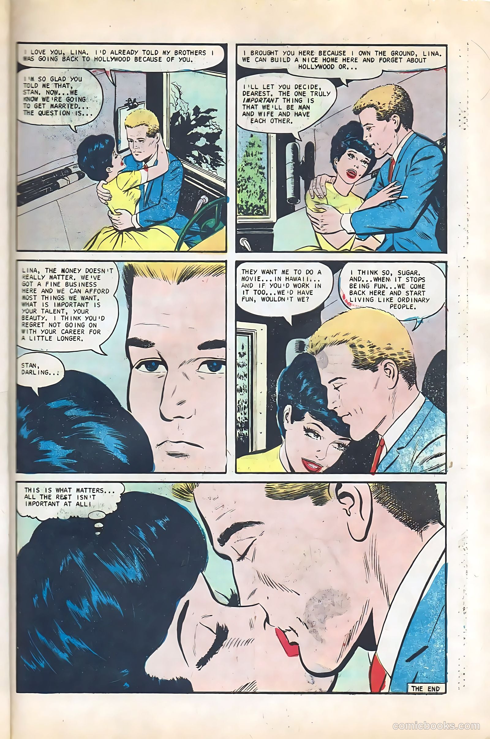 Hollywood Romances #47 (1967) — page 33 of 36