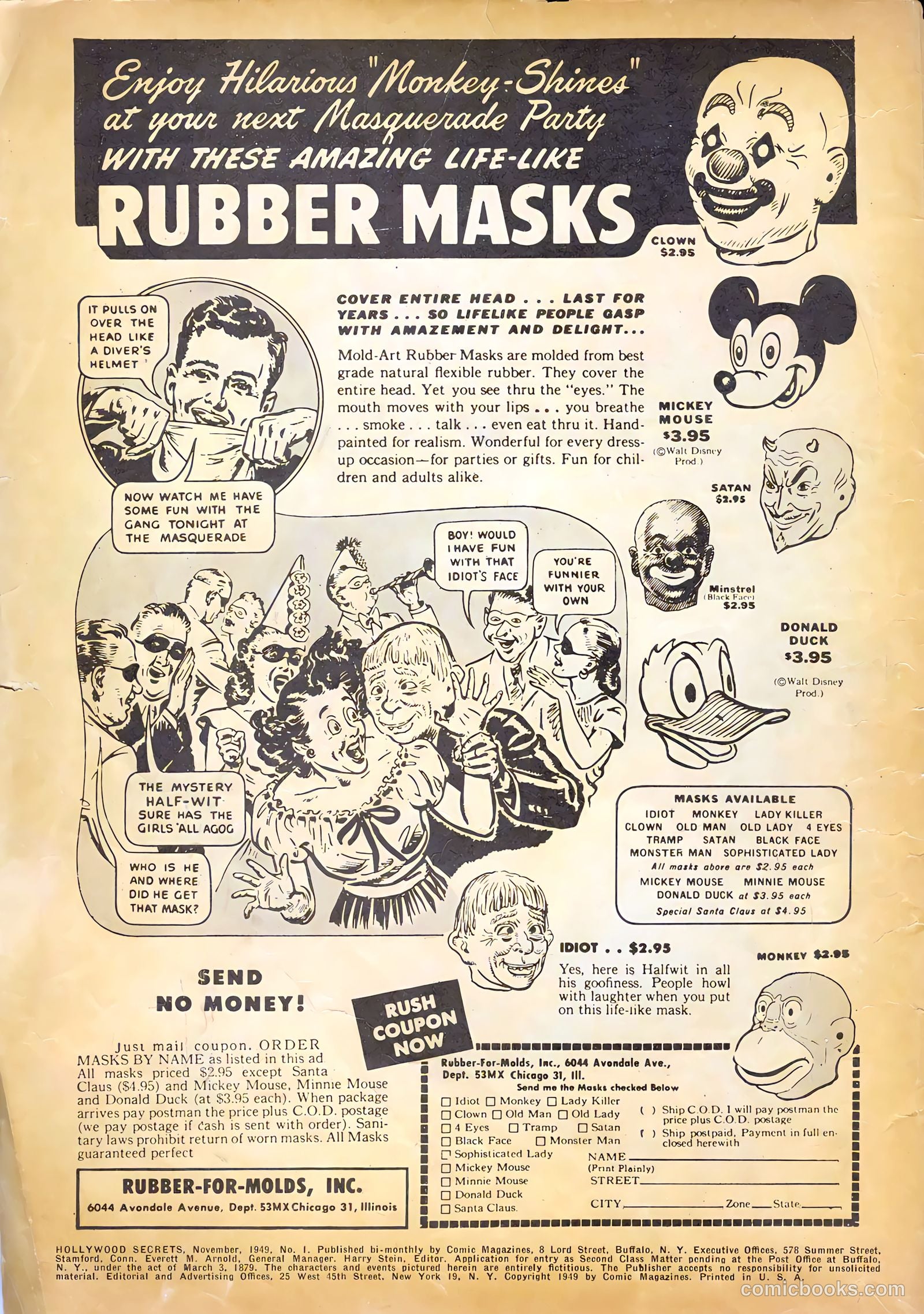Hollywood Secrets #1 (1949) — page 2 of 36