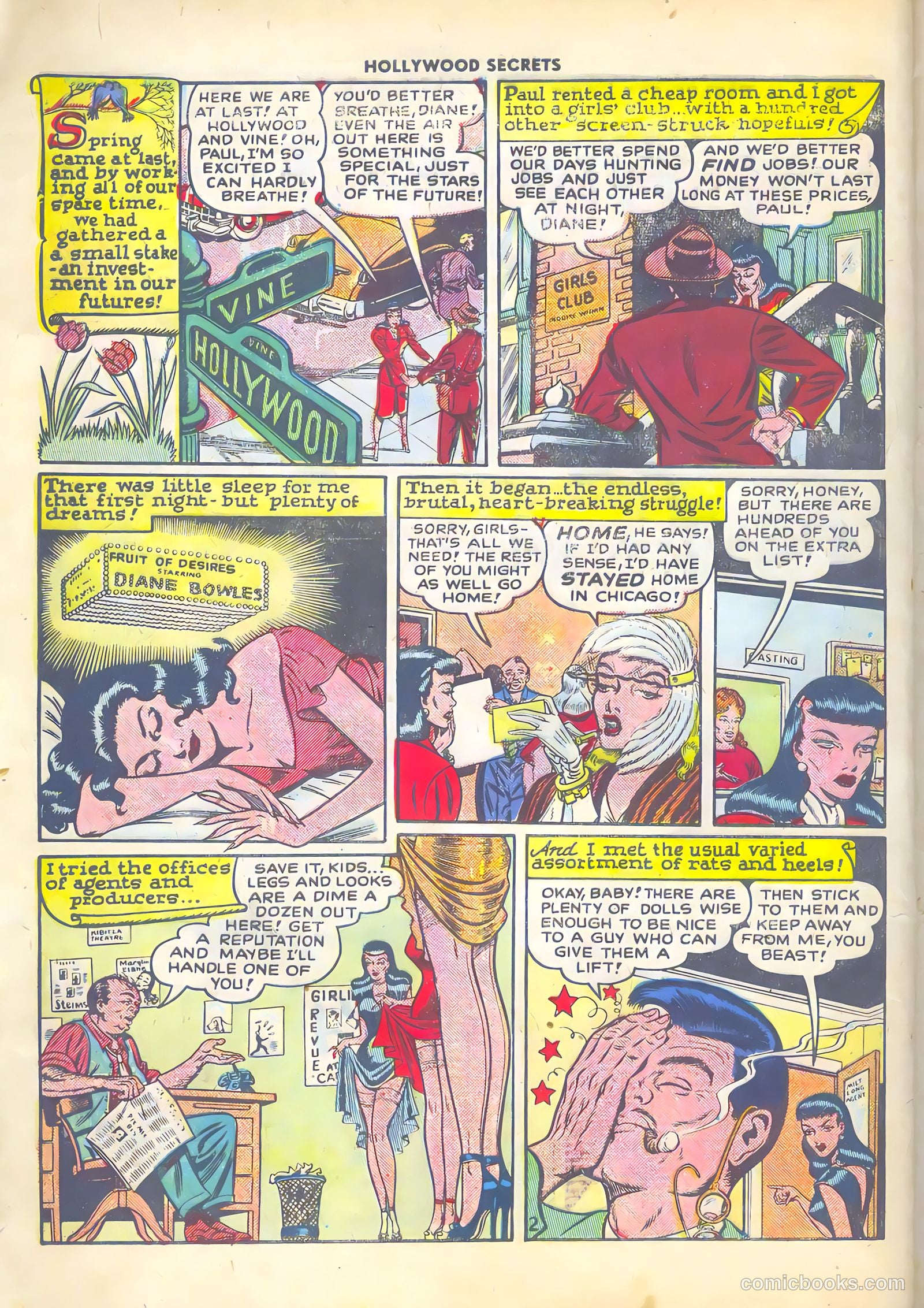 Hollywood Secrets #1 (1949) — page 4 of 36