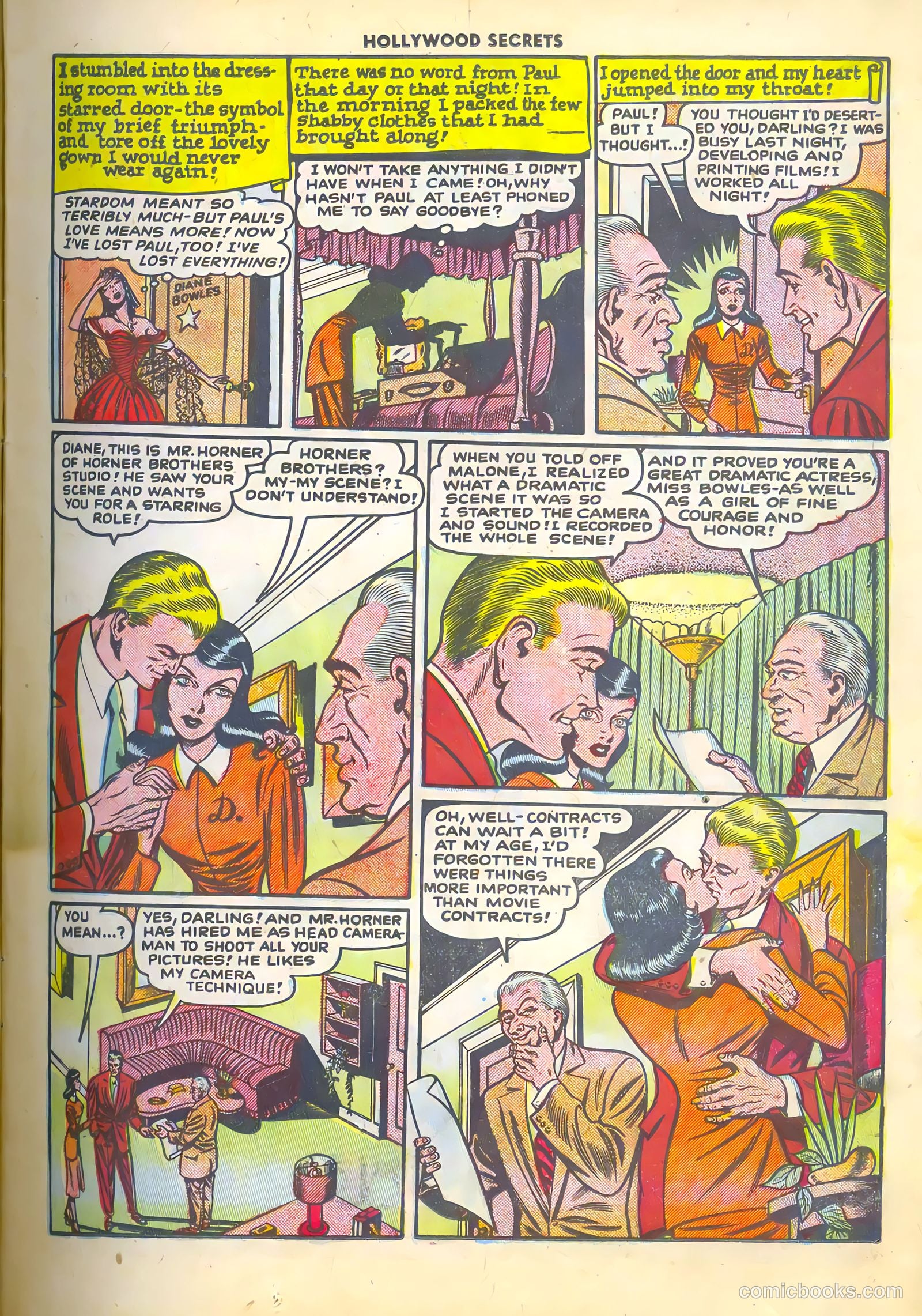 Hollywood Secrets #1 (1949) — page 11 of 36